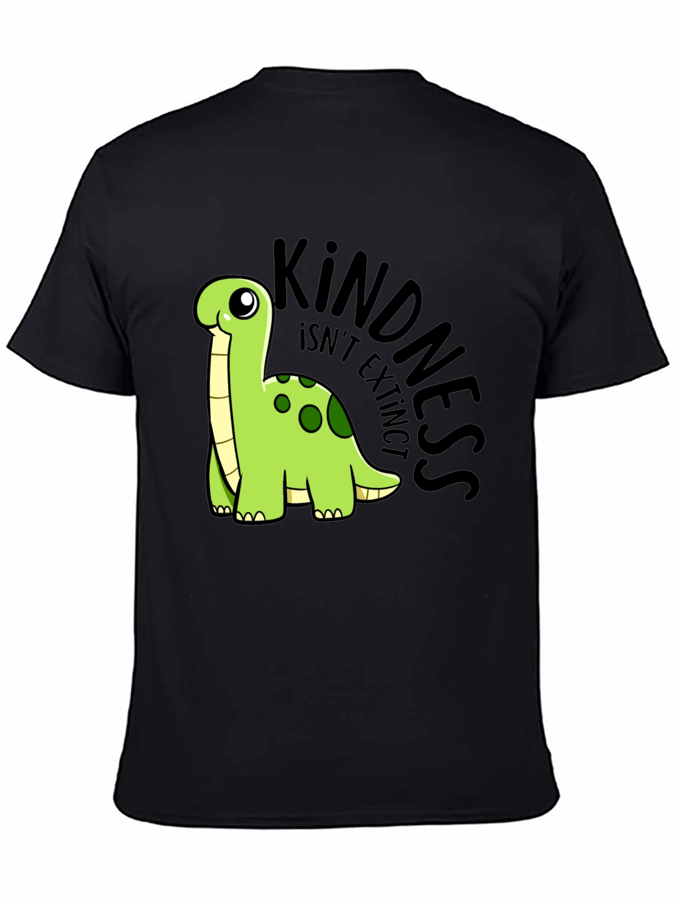 Kindness Dinosaur Graphic Tee - Extinction Awareness Shirt