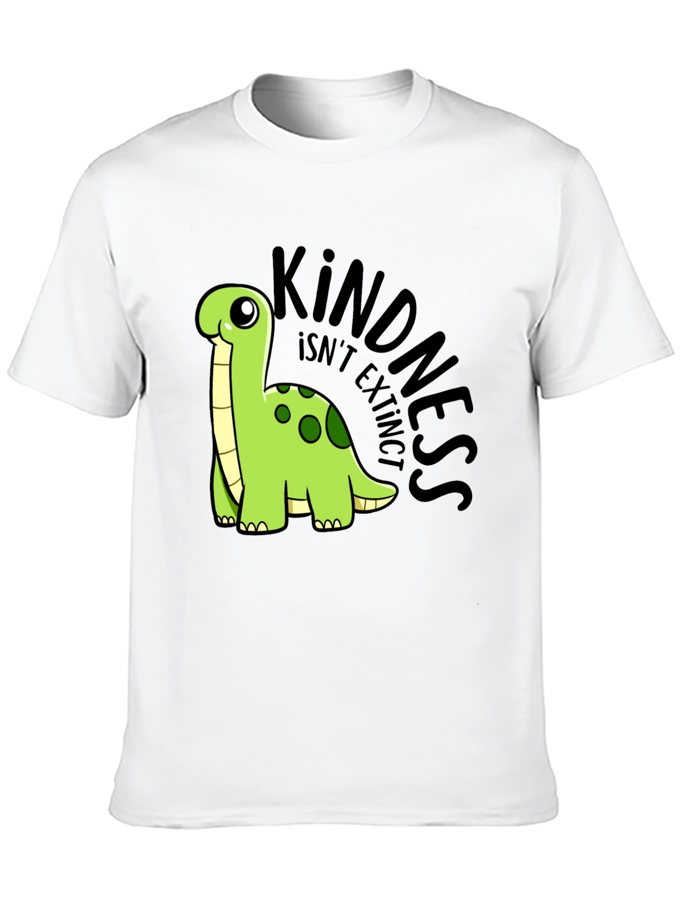 Kindness Dinosaur Graphic Tee - Extinction Awareness Shirt