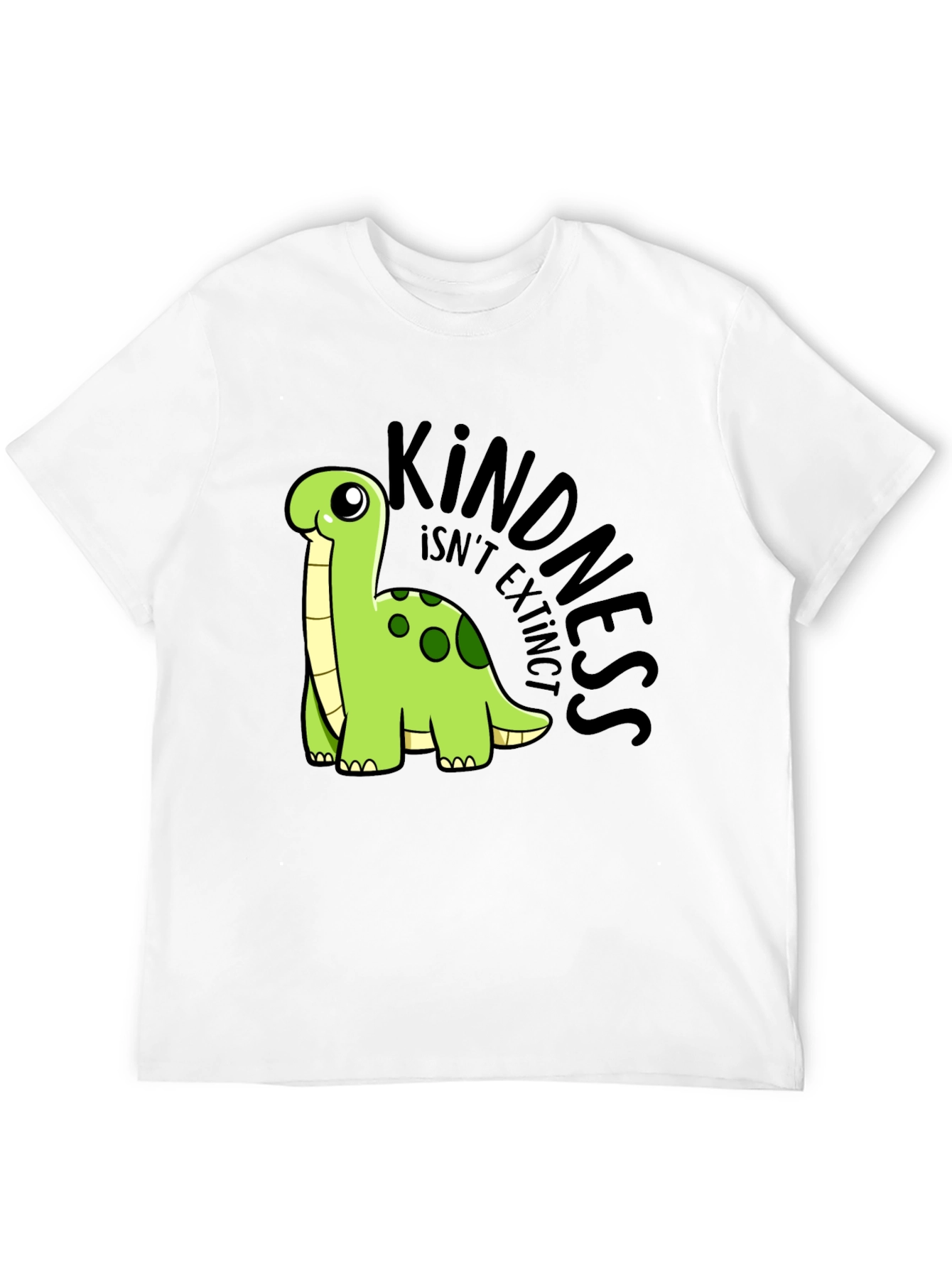 Kindness Dinosaur Graphic Tee - Extinction Awareness Shirt