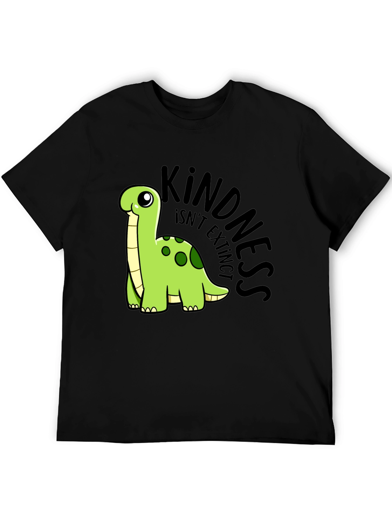 Kindness Dinosaur Graphic Tee - Extinction Awareness Shirt