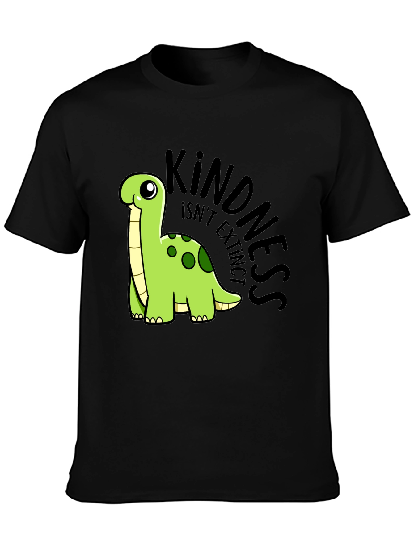 Kindness Dinosaur Graphic Tee - Extinction Awareness Shirt