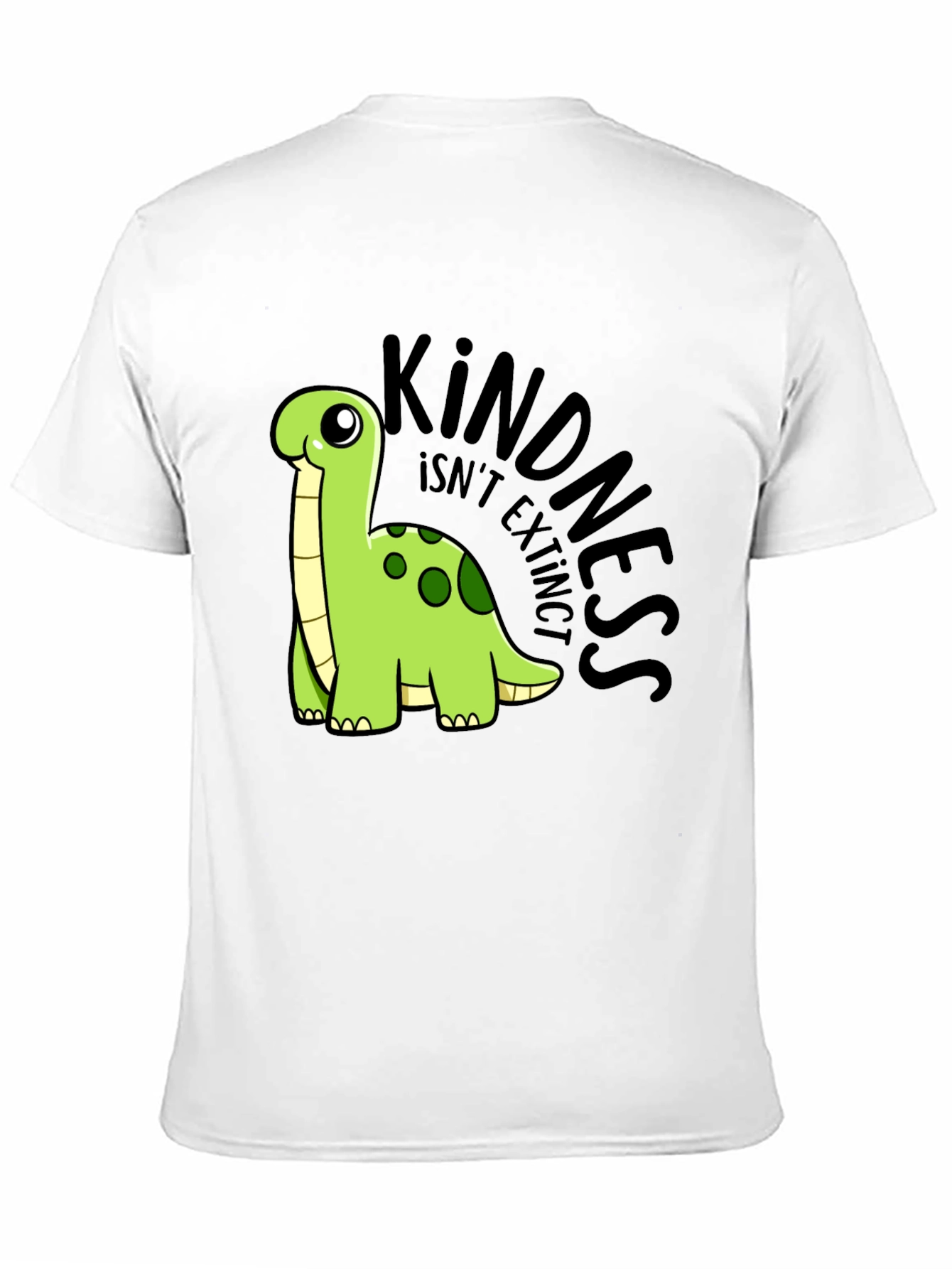 Kindness Dinosaur Graphic Tee - Extinction Awareness Shirt