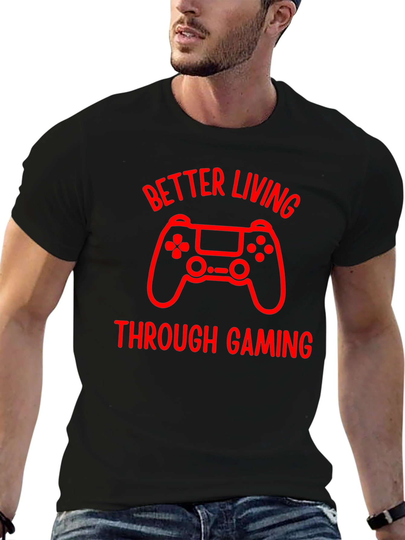 Better Living Through Gaming Graphic Tee