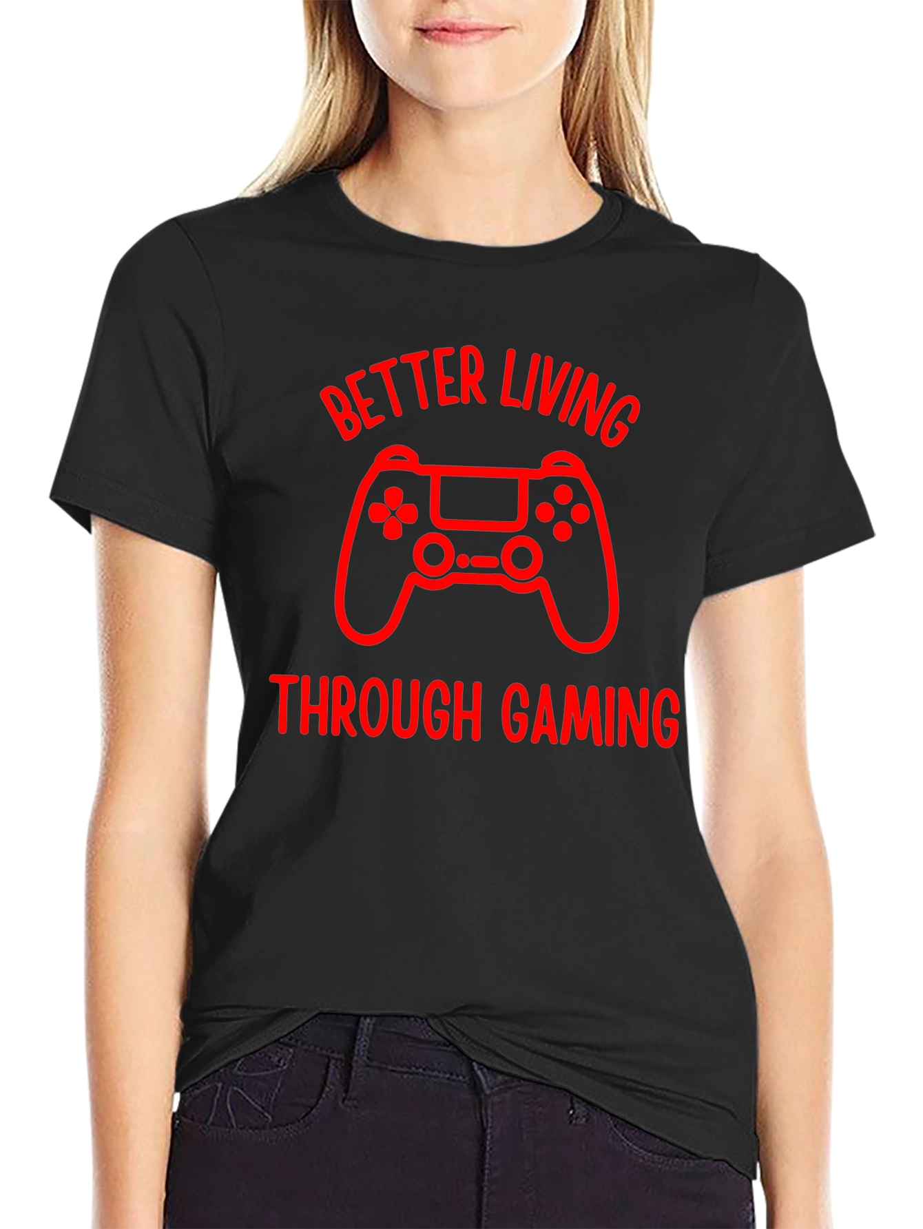 Better Living Through Gaming Graphic Tee