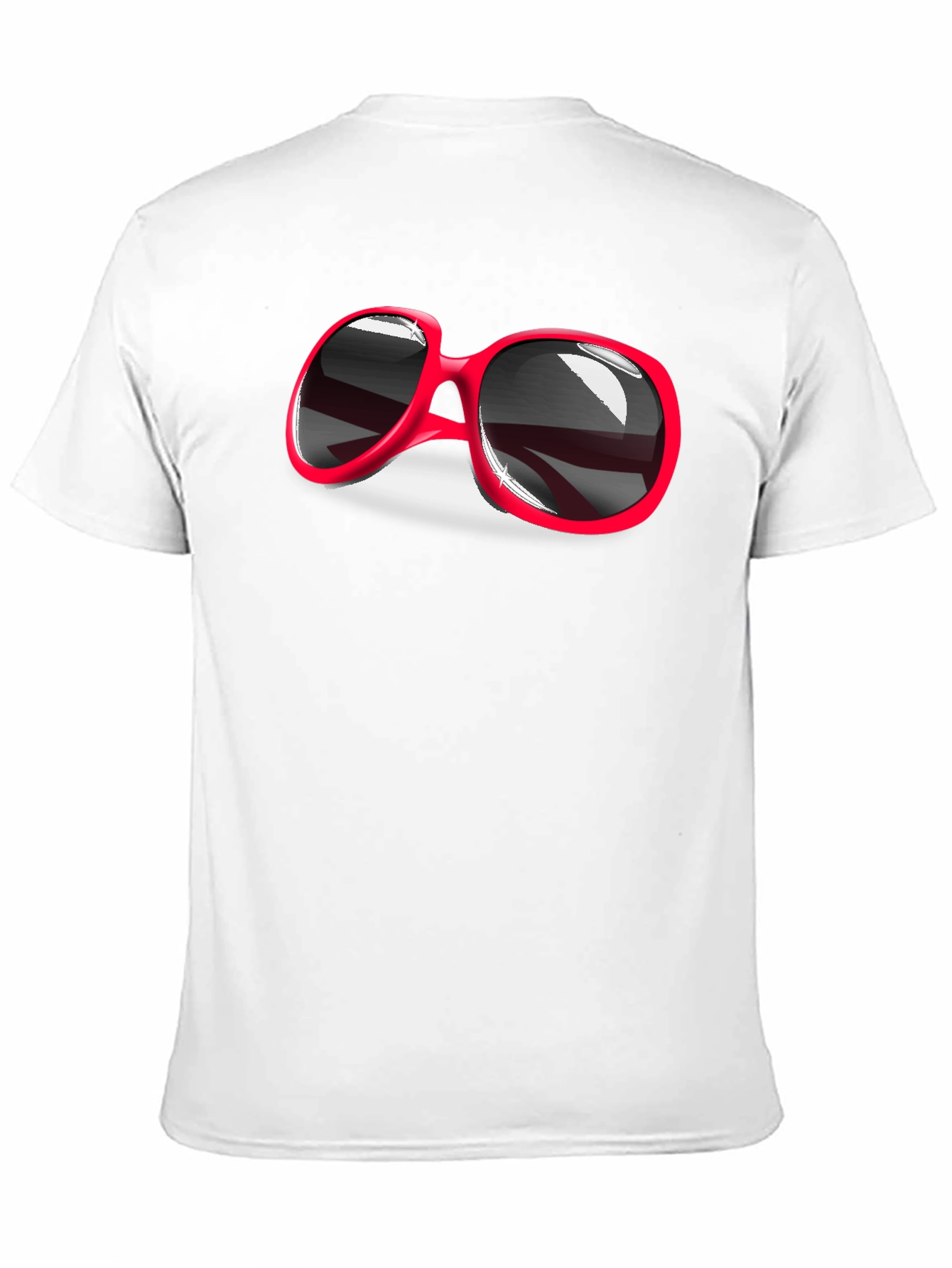 Retro Red Sunglasses Graphic T-Shirt - Cool & Stylish