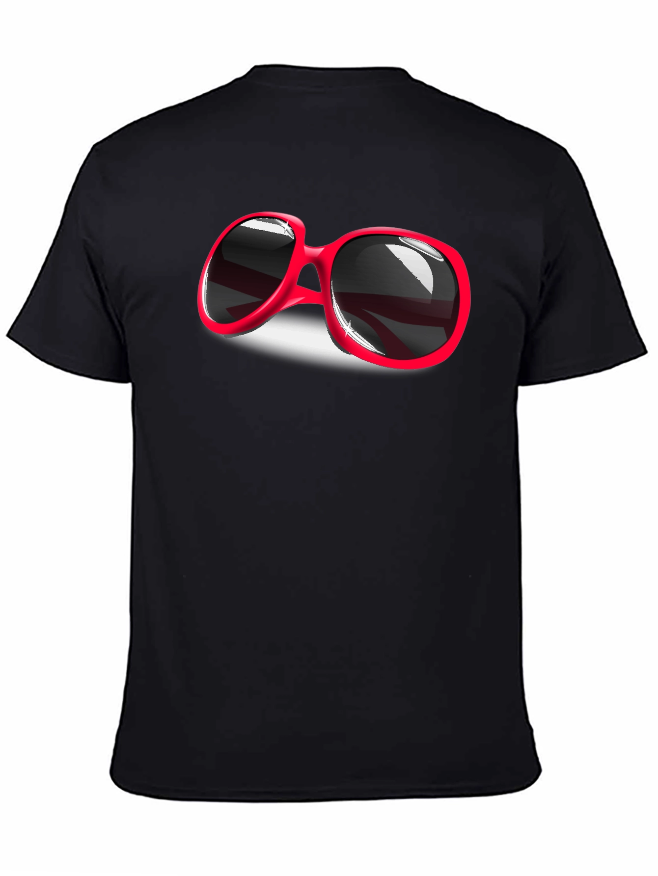Retro Red Sunglasses Graphic T-Shirt - Cool & Stylish
