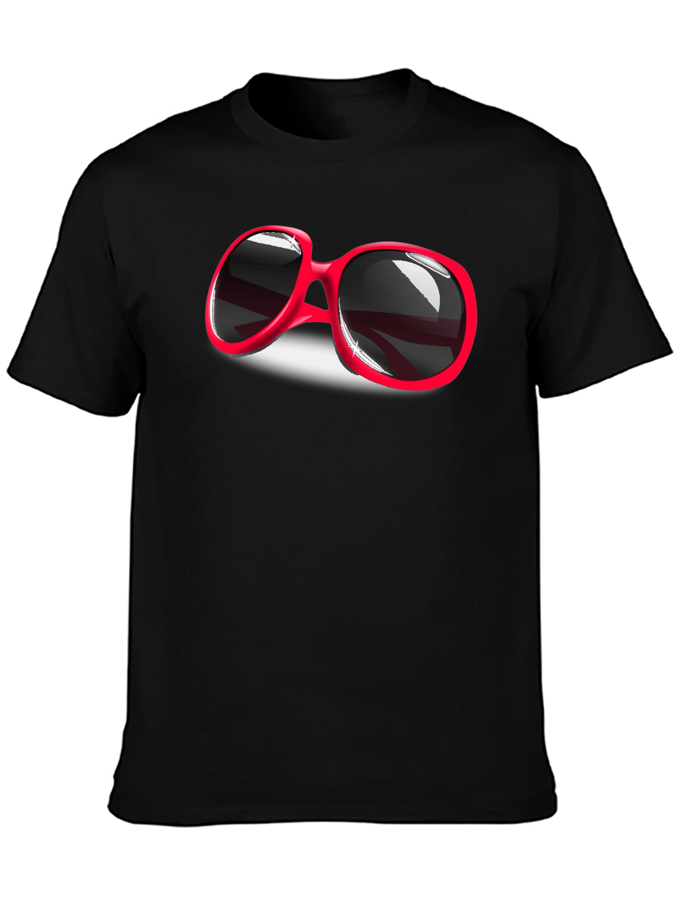 Retro Red Sunglasses Graphic T-Shirt - Cool & Stylish