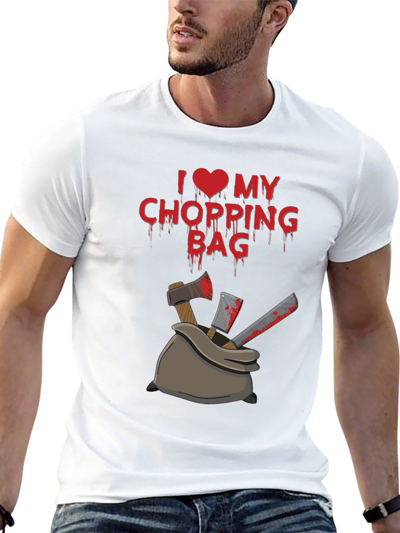 I Love My Chopping Bag Graphic Tee