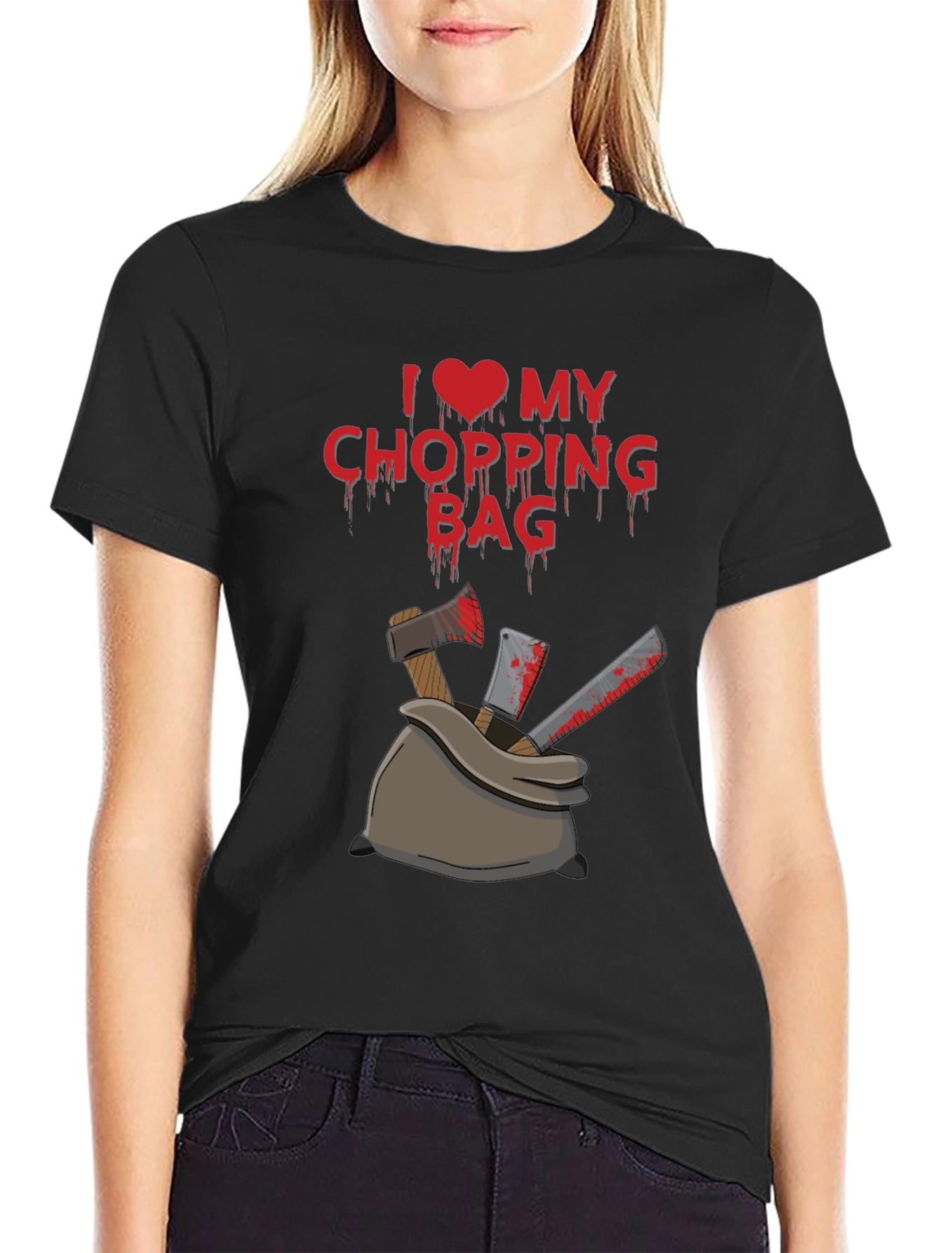 I Love My Chopping Bag Graphic Tee