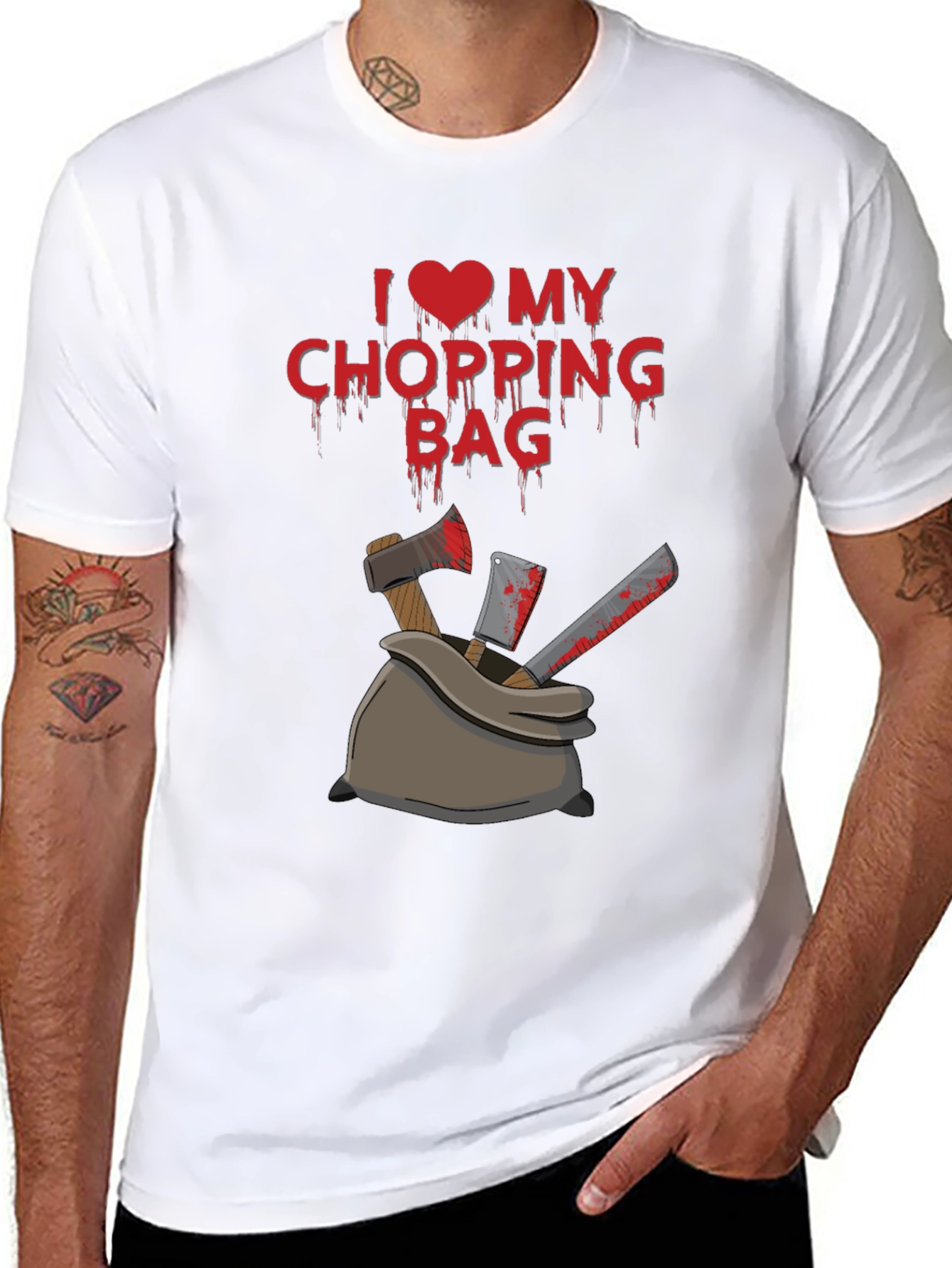 I Love My Chopping Bag Graphic Tee