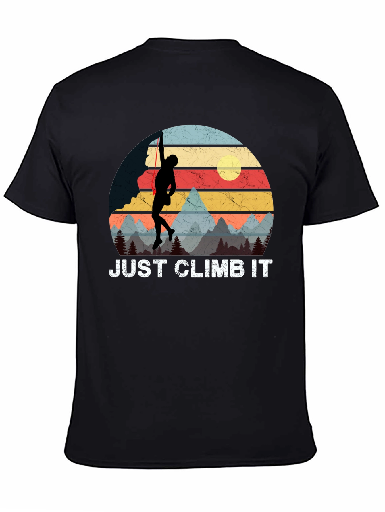 Just Climb It Retro Graphic Tee