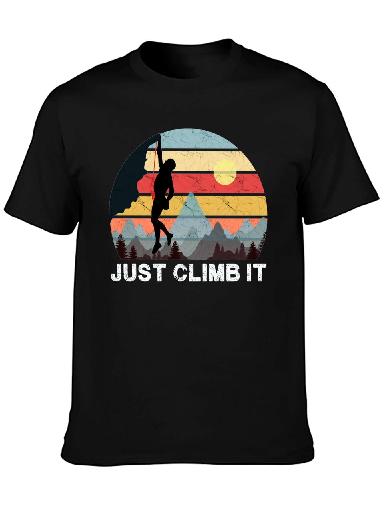 Just Climb It Retro Graphic Tee