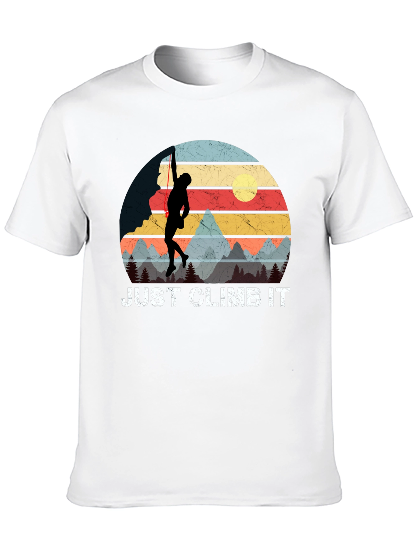 Just Climb It Retro Graphic Tee