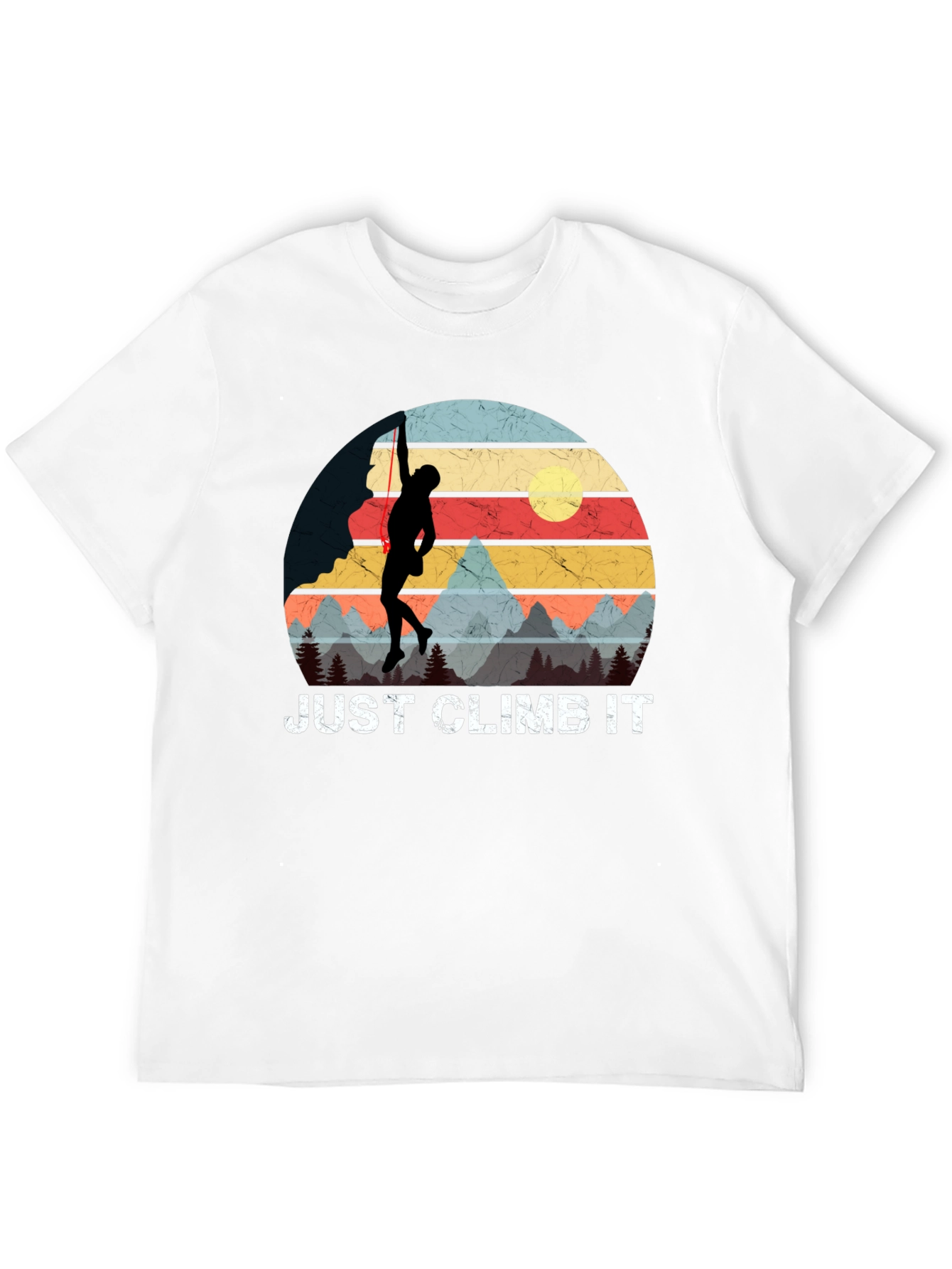 Just Climb It Retro Graphic Tee