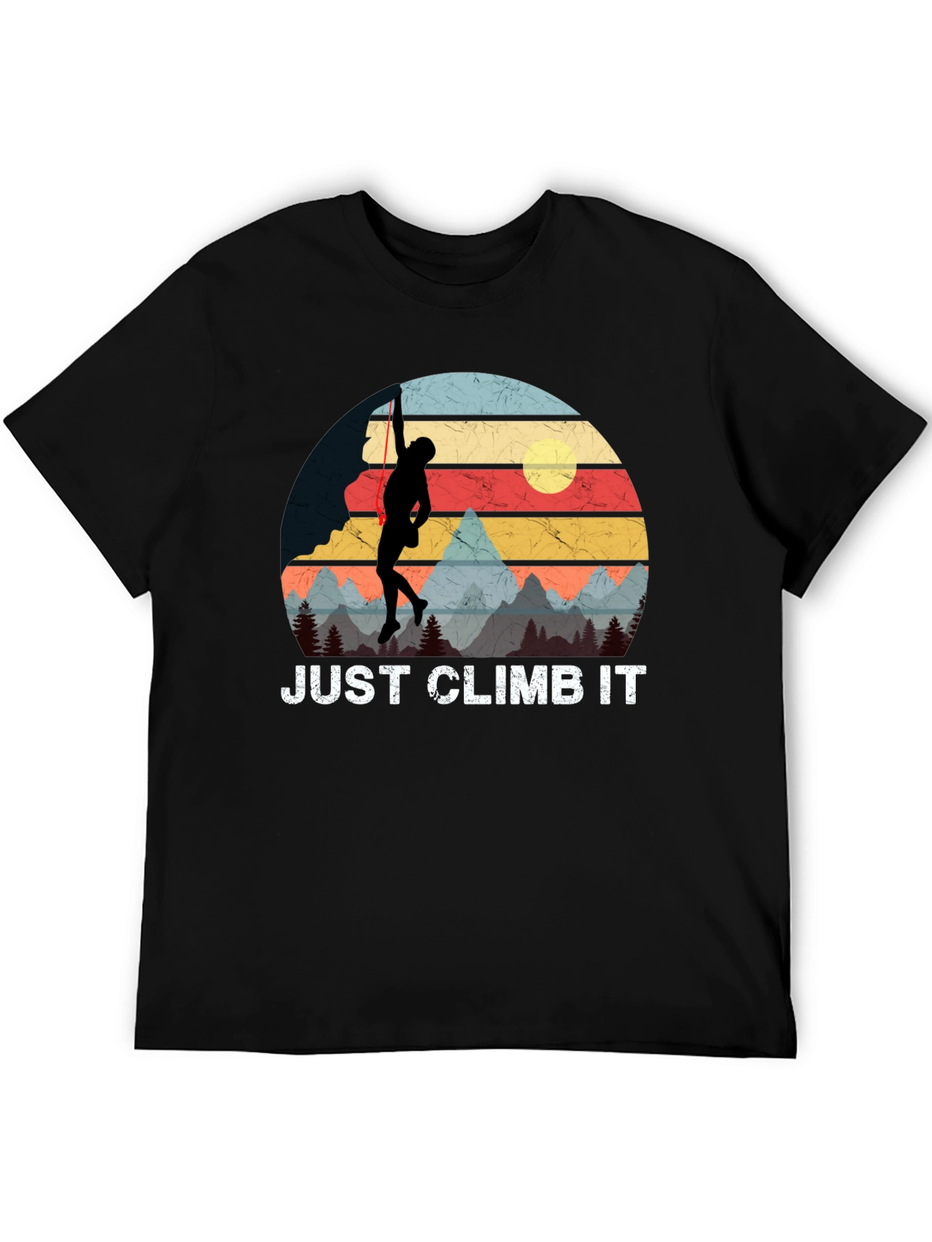 Just Climb It Retro Graphic Tee