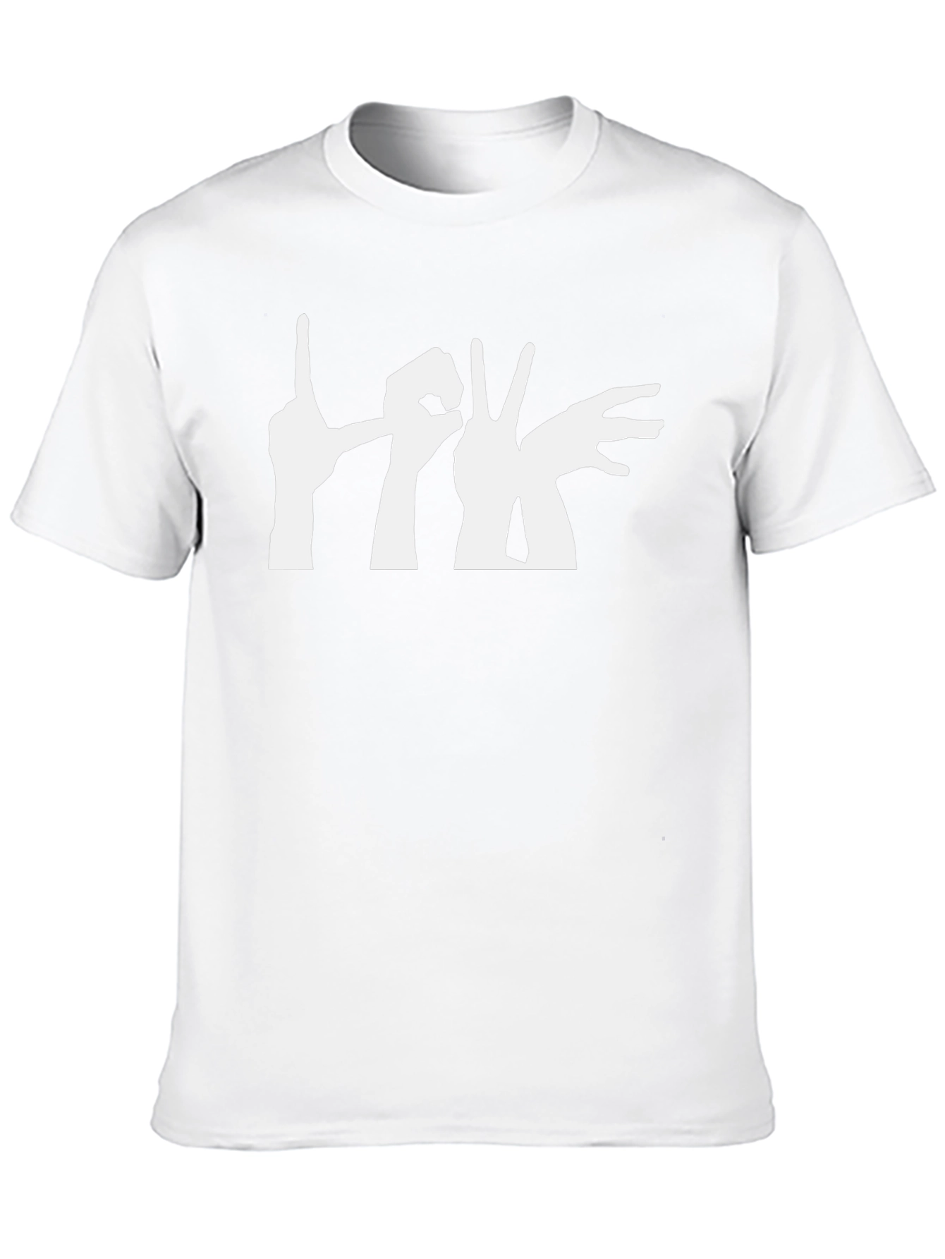 Love Sign Language Black T-Shirt