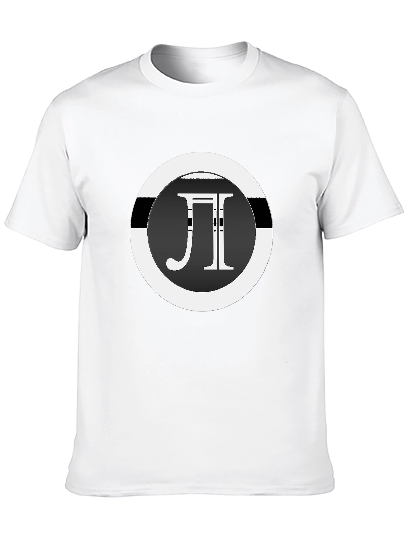 Pi Symbol Graphic T-Shirt - Black Casual Tee