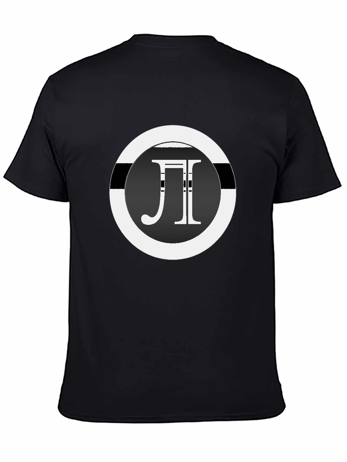 Pi Symbol Graphic T-Shirt - Black Casual Tee