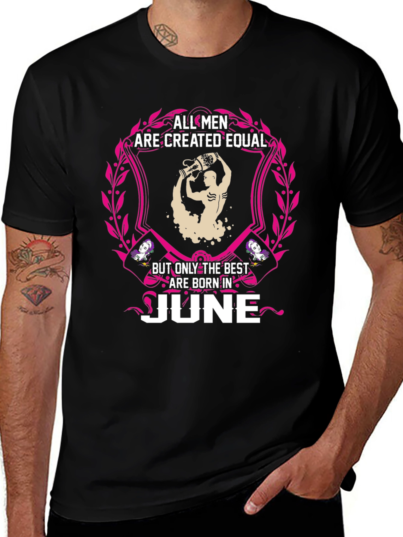 Mens Best Born in June Graphic Tee