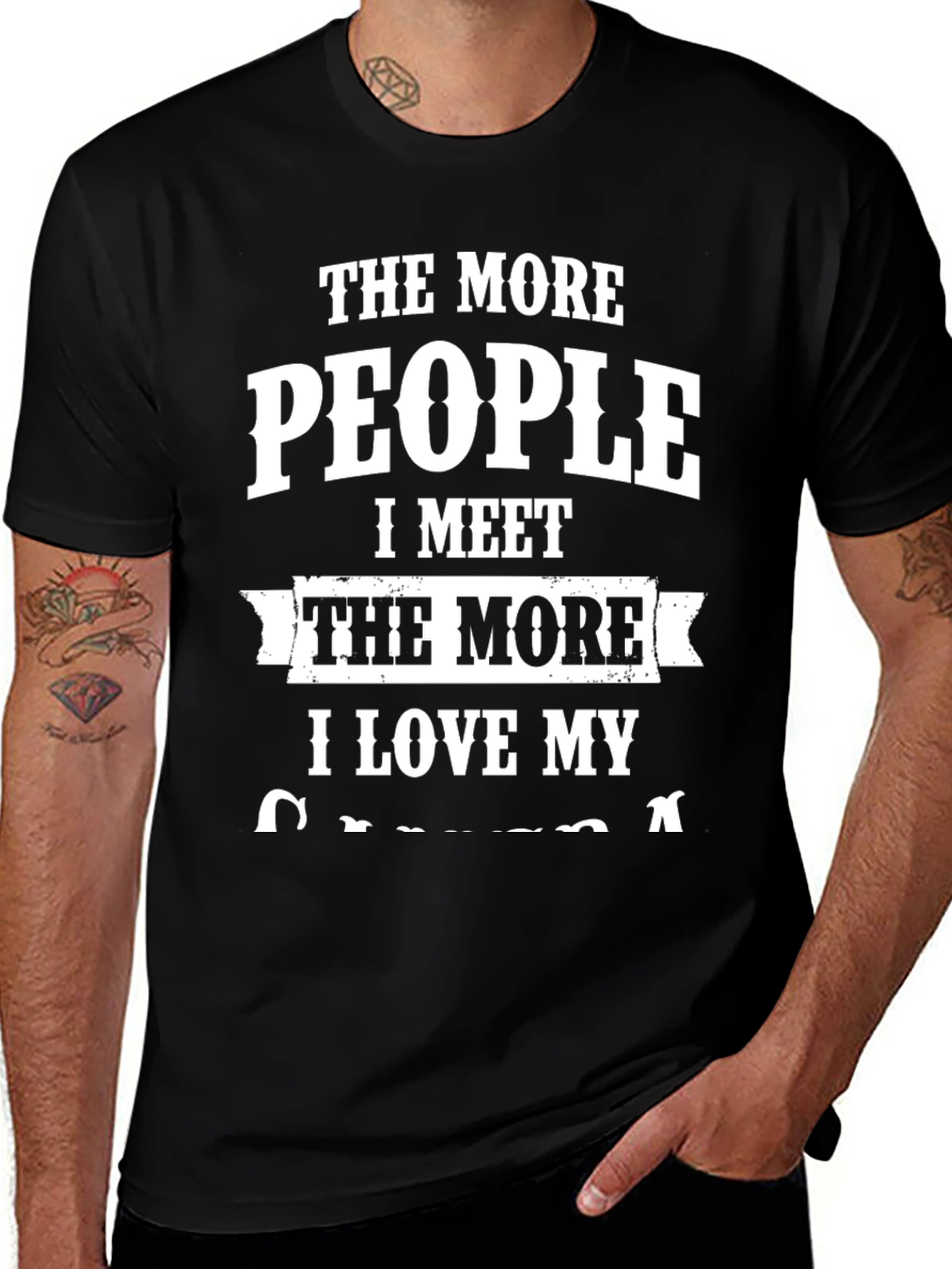 The More People I Meet T-Shirt
