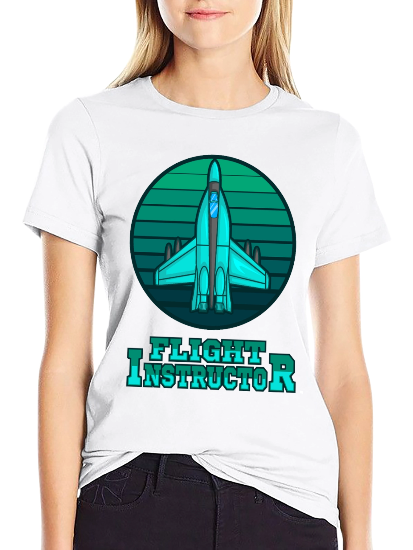 Flight Instructor Graphic Tee - Aviation Lover Gift