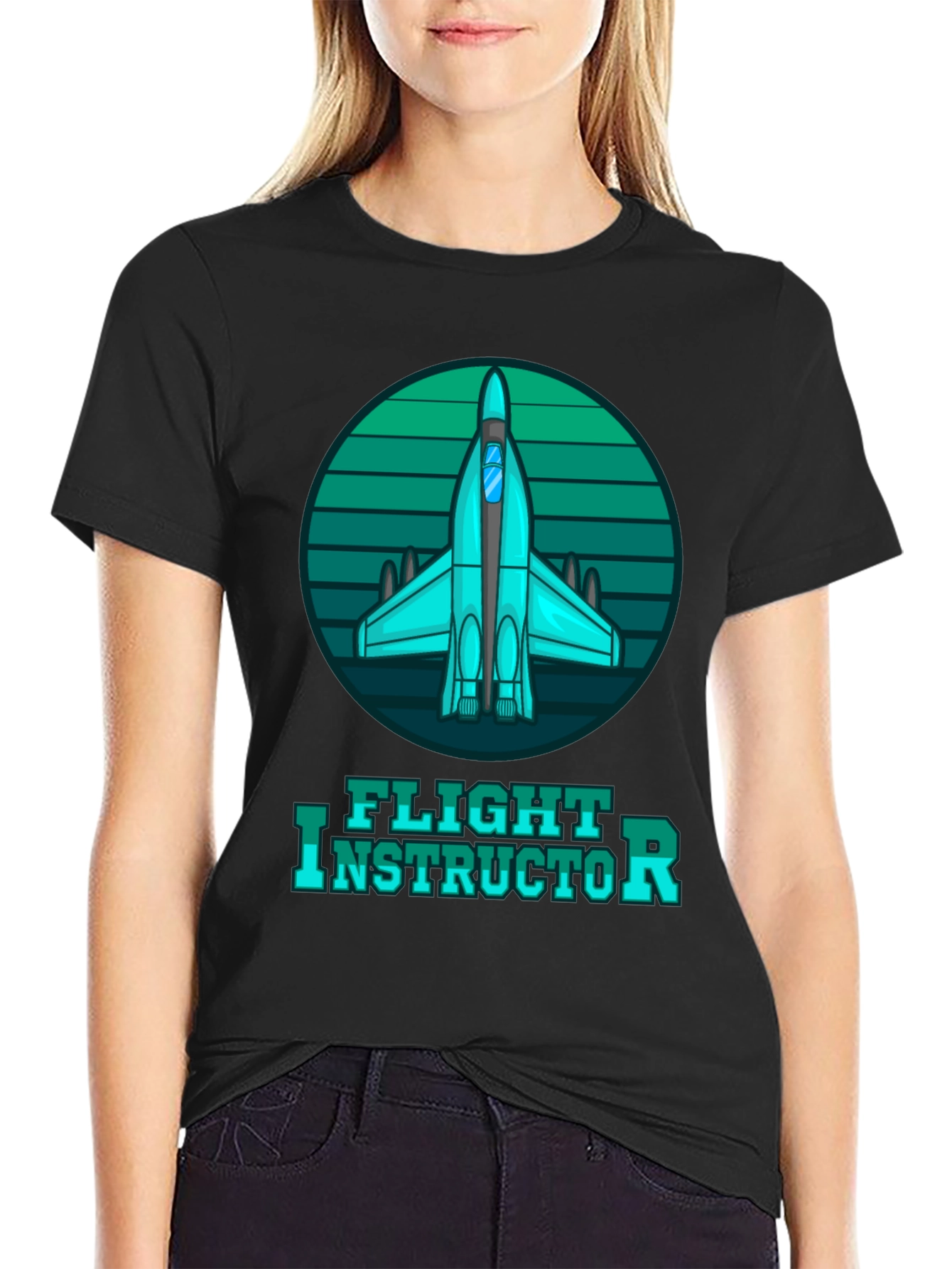Flight Instructor Graphic Tee - Aviation Lover Gift