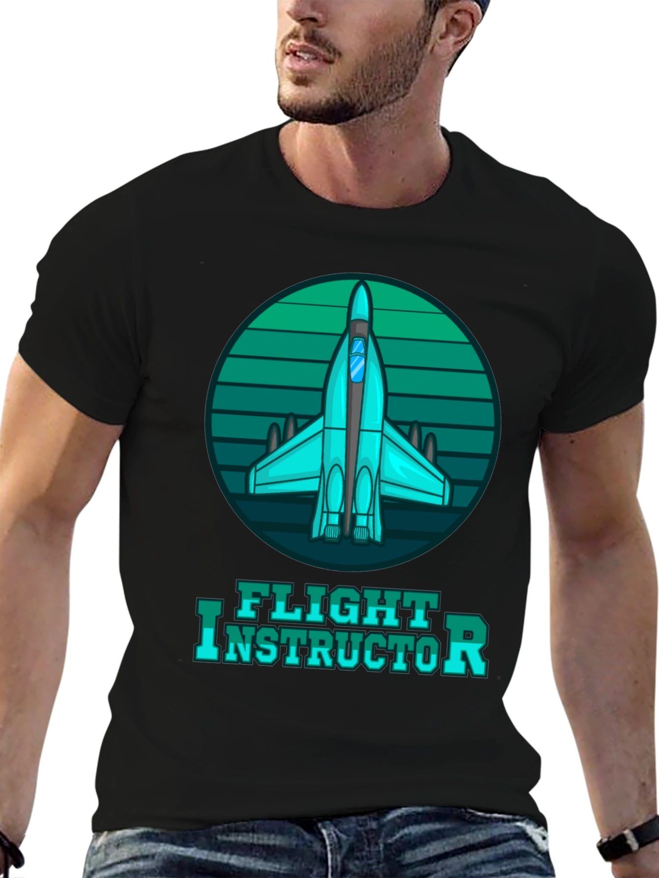 Flight Instructor Graphic Tee - Aviation Lover Gift