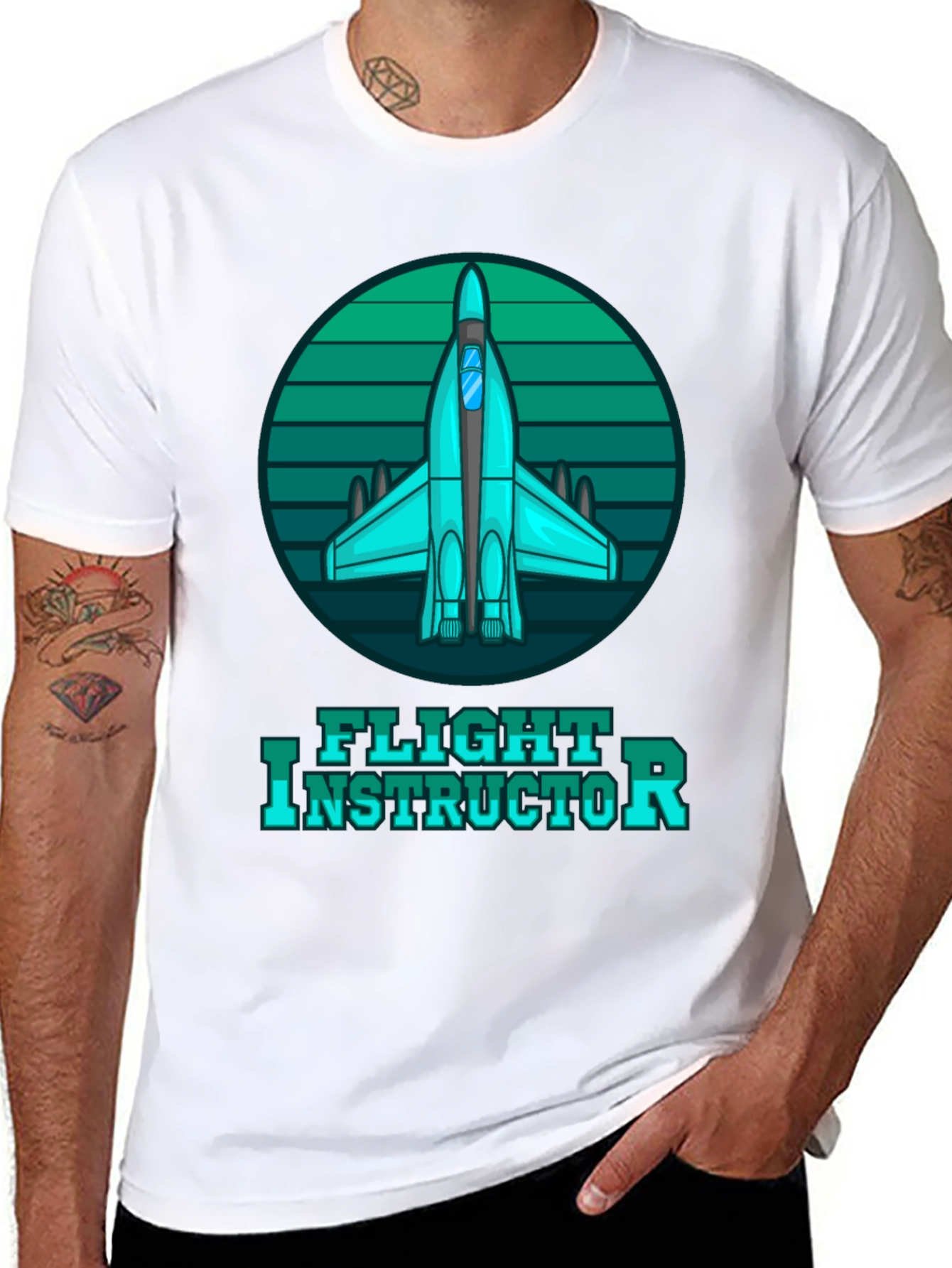 Flight Instructor Graphic Tee - Aviation Lover Gift