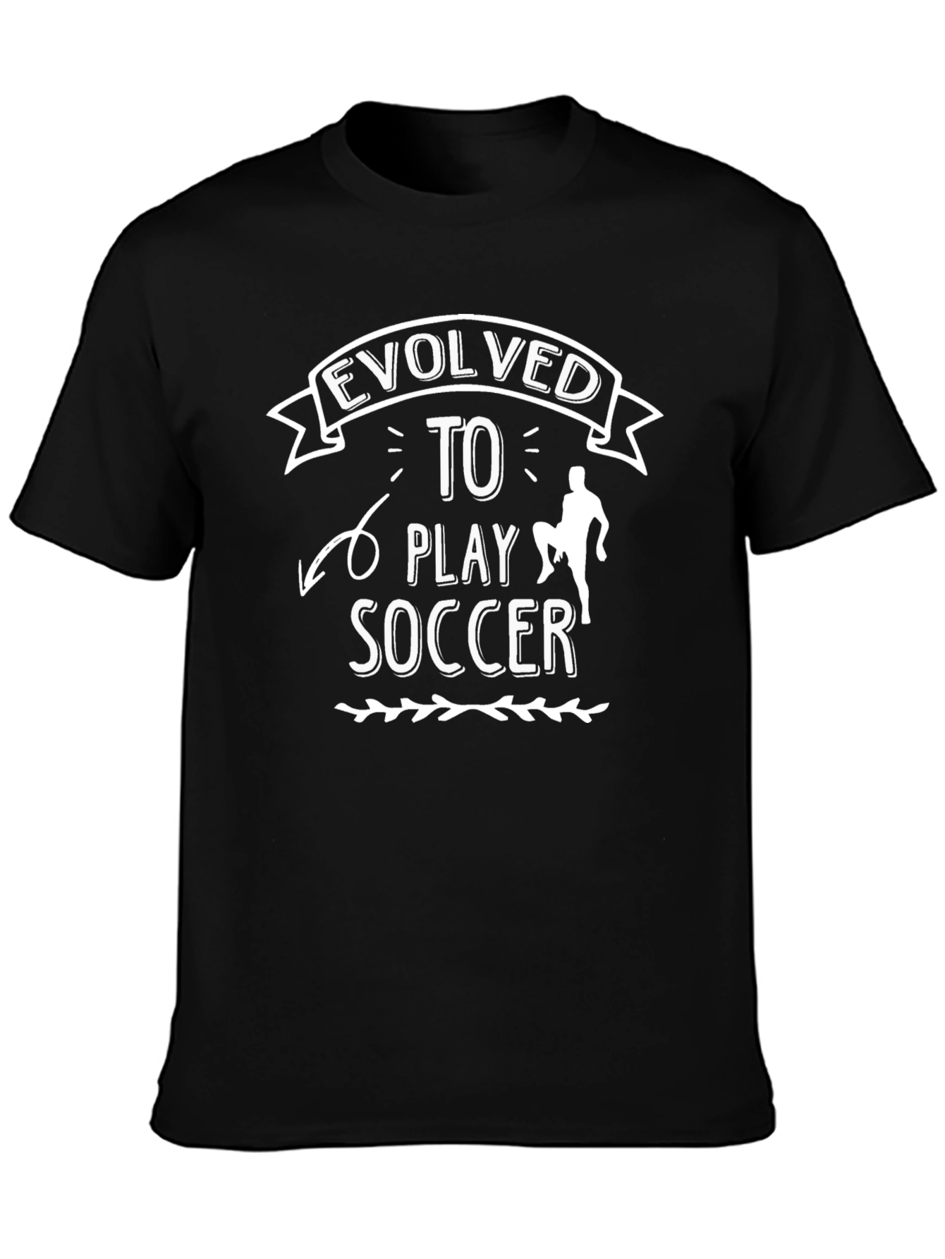 Evolved to Play Soccer Graphic Tee