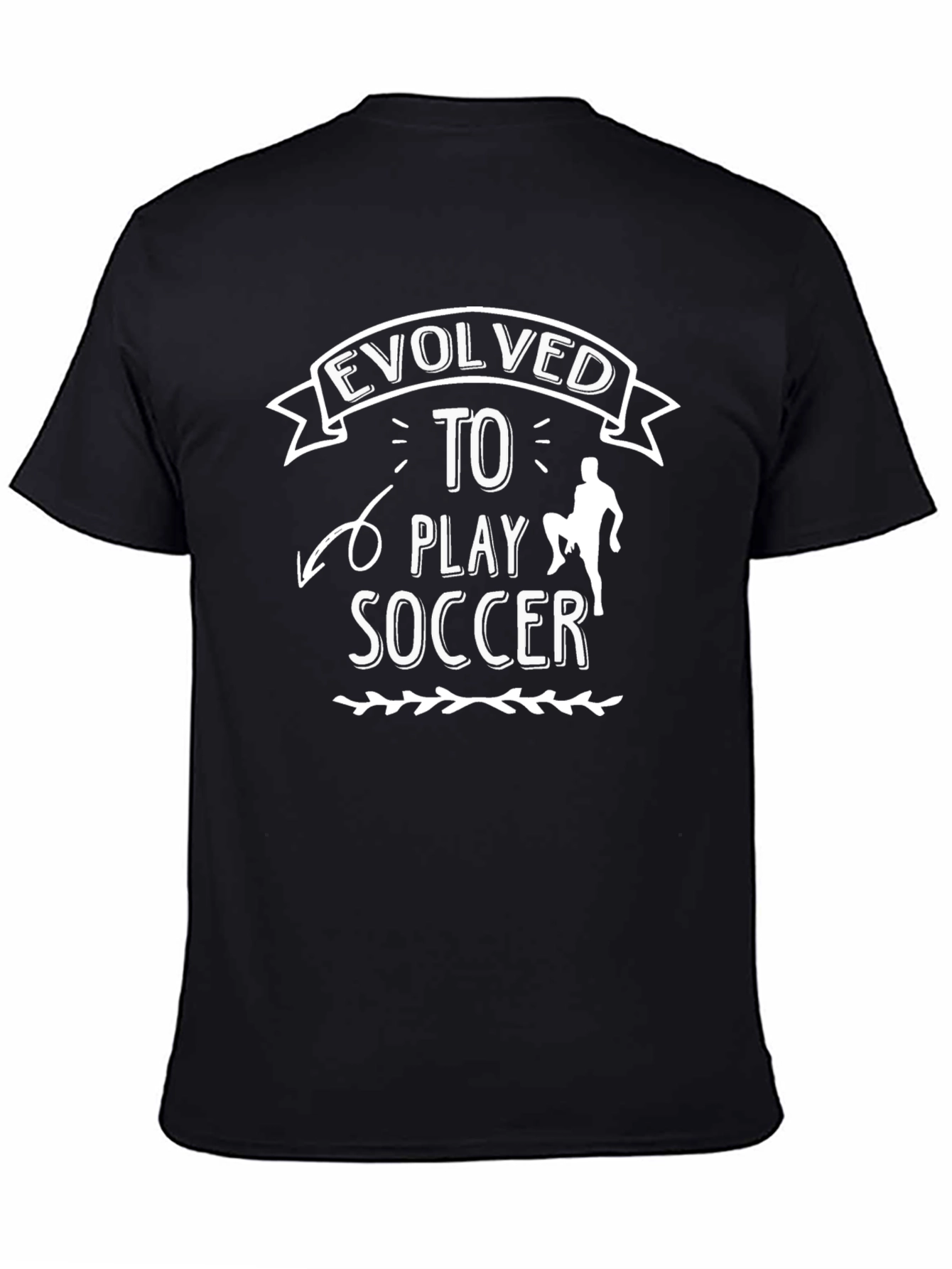 Evolved to Play Soccer Graphic Tee