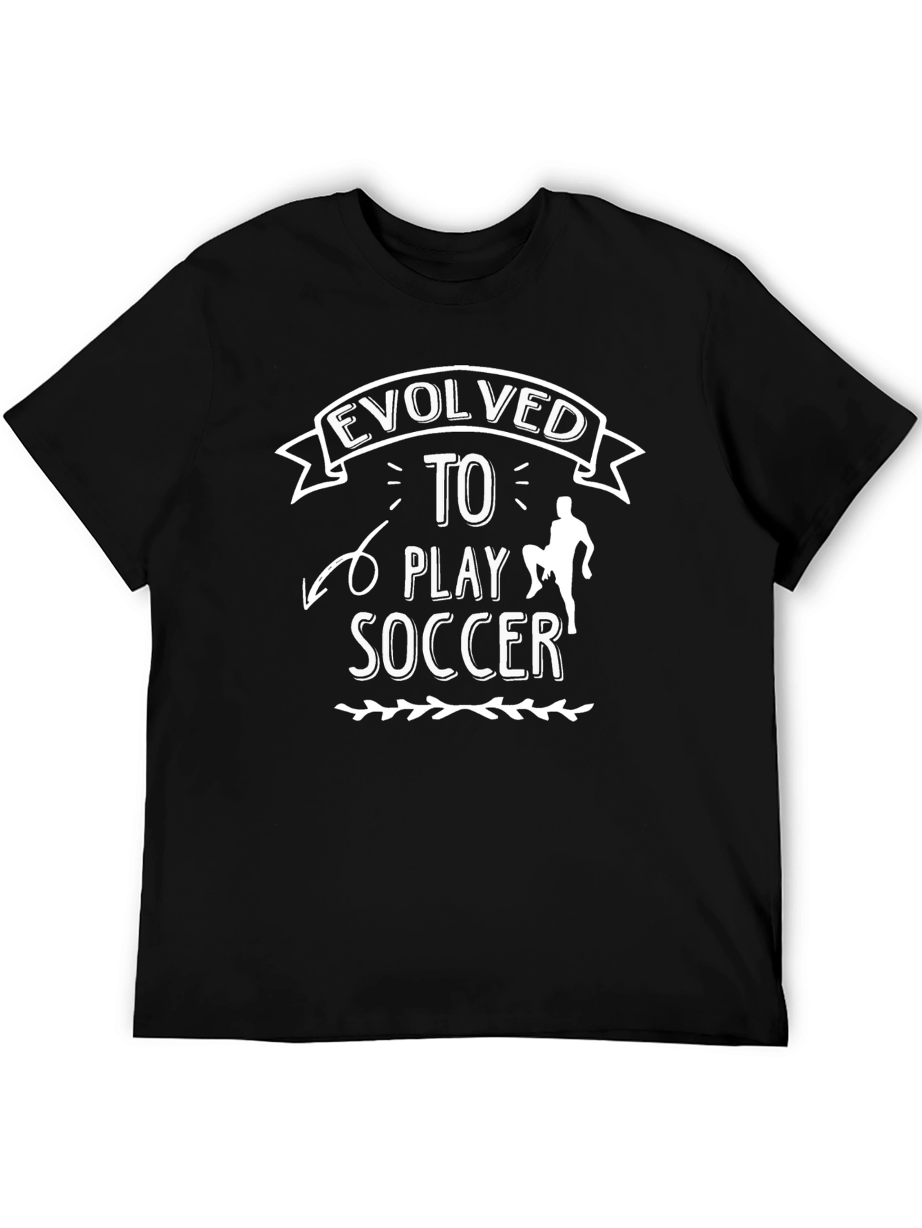 Evolved to Play Soccer Graphic Tee