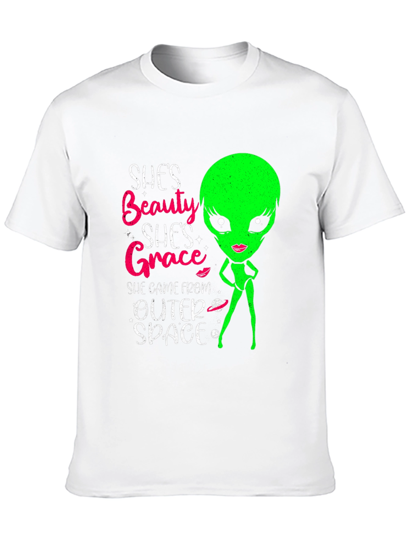 Shes Beauty Shes Grace Alien Graphic Tee