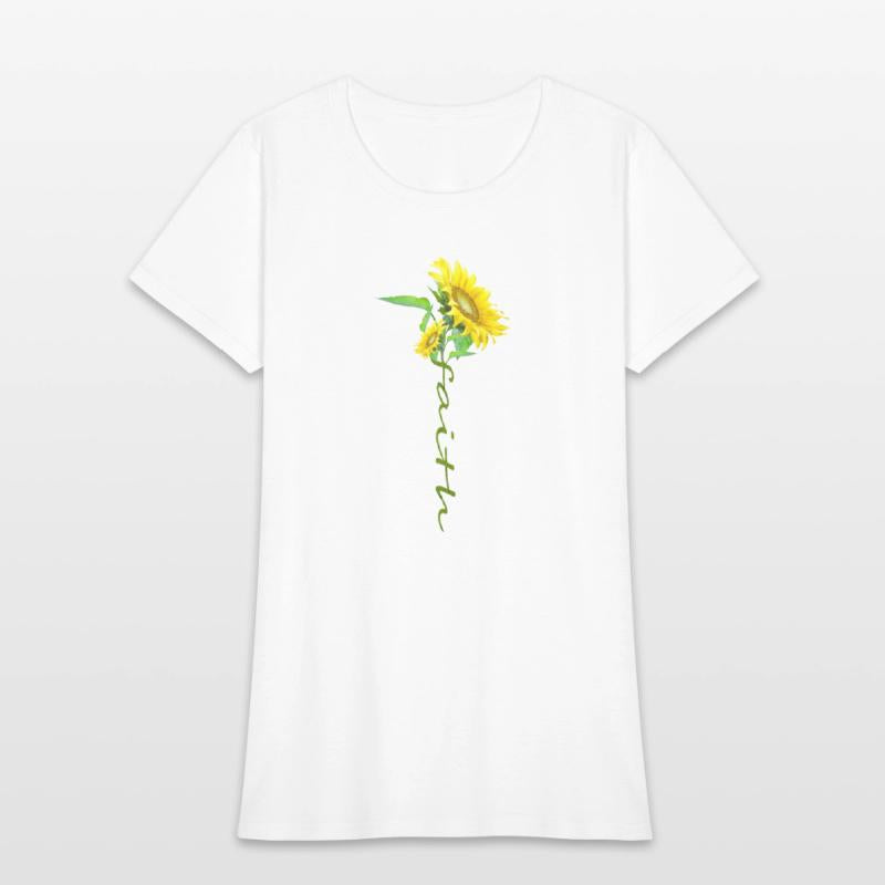 Jesus Sunflower Faith Cross Christianity Religion