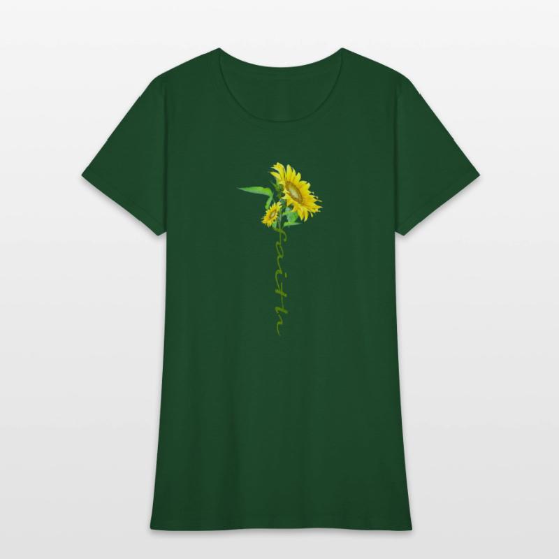 Jesus Sunflower Faith Cross Christianity Religion