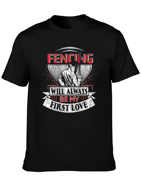 Fencing First Love Graphic Tee - Sport Fan Apparel