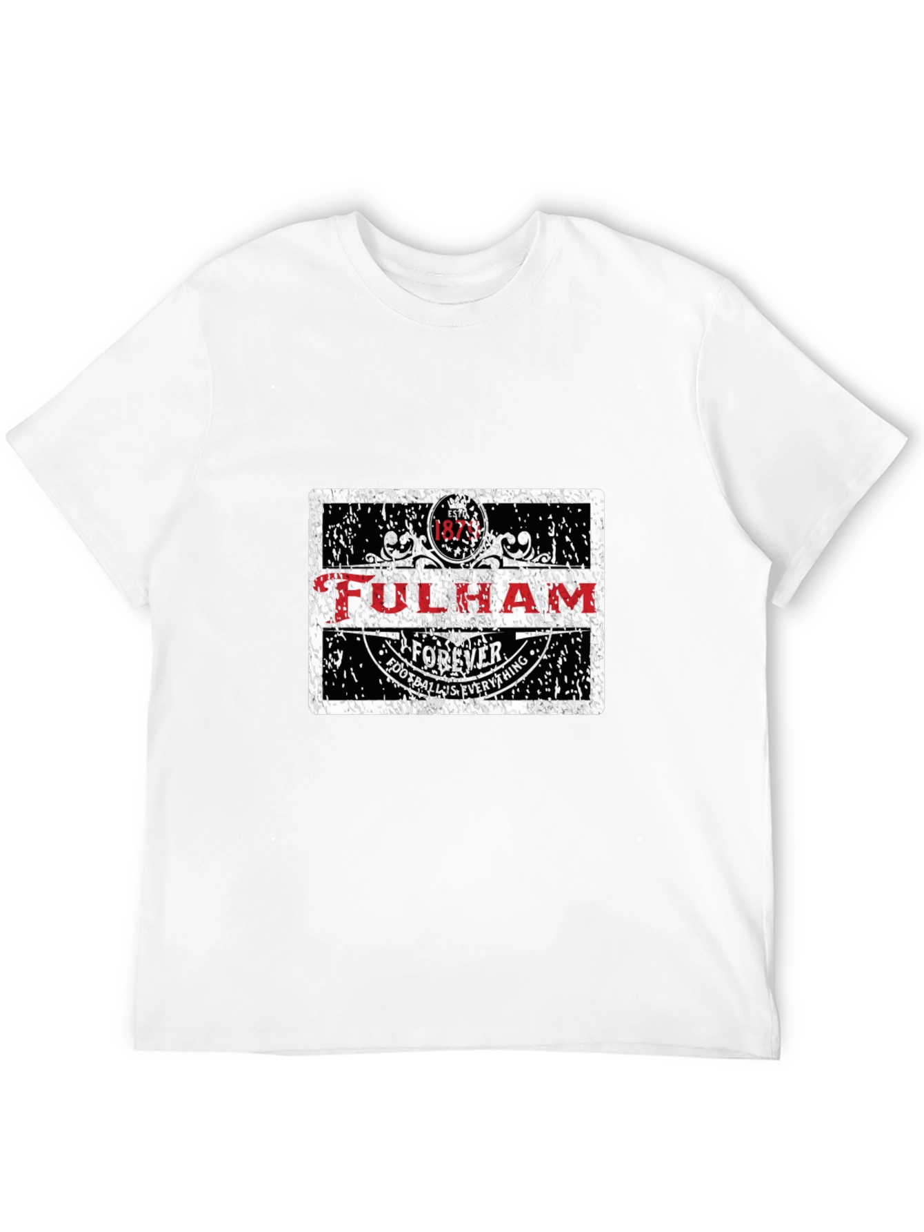 Fulham Football Forever Black T-Shirt
