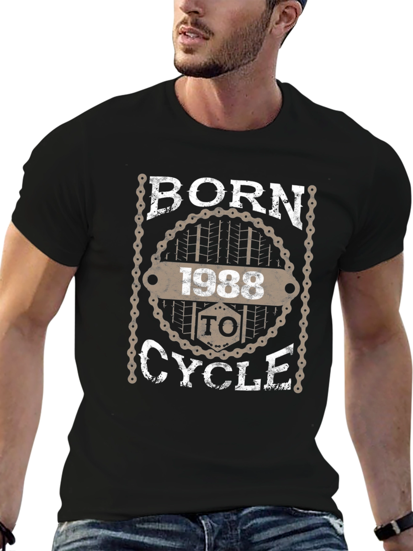 Born To Cycle 1988 T-Shirt