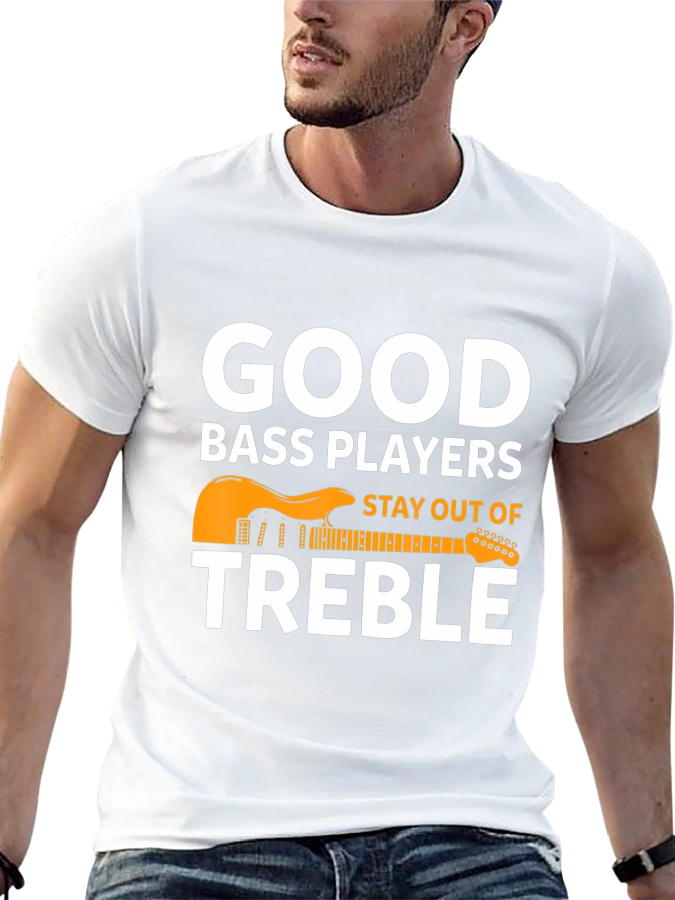 Good Bass Players T-Shirt - Musical Pun Tee