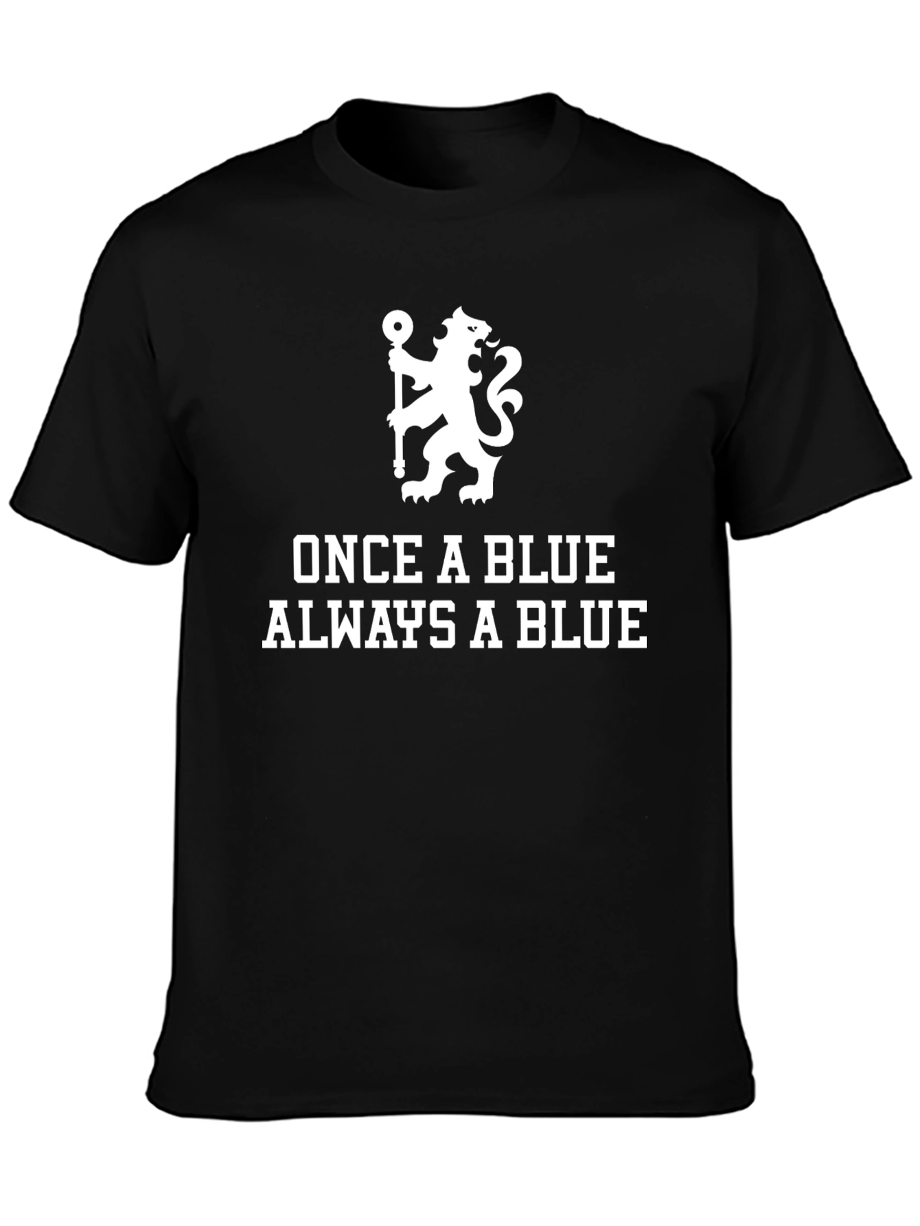 Chelsea FC Once a Blue Black T-Shirt
