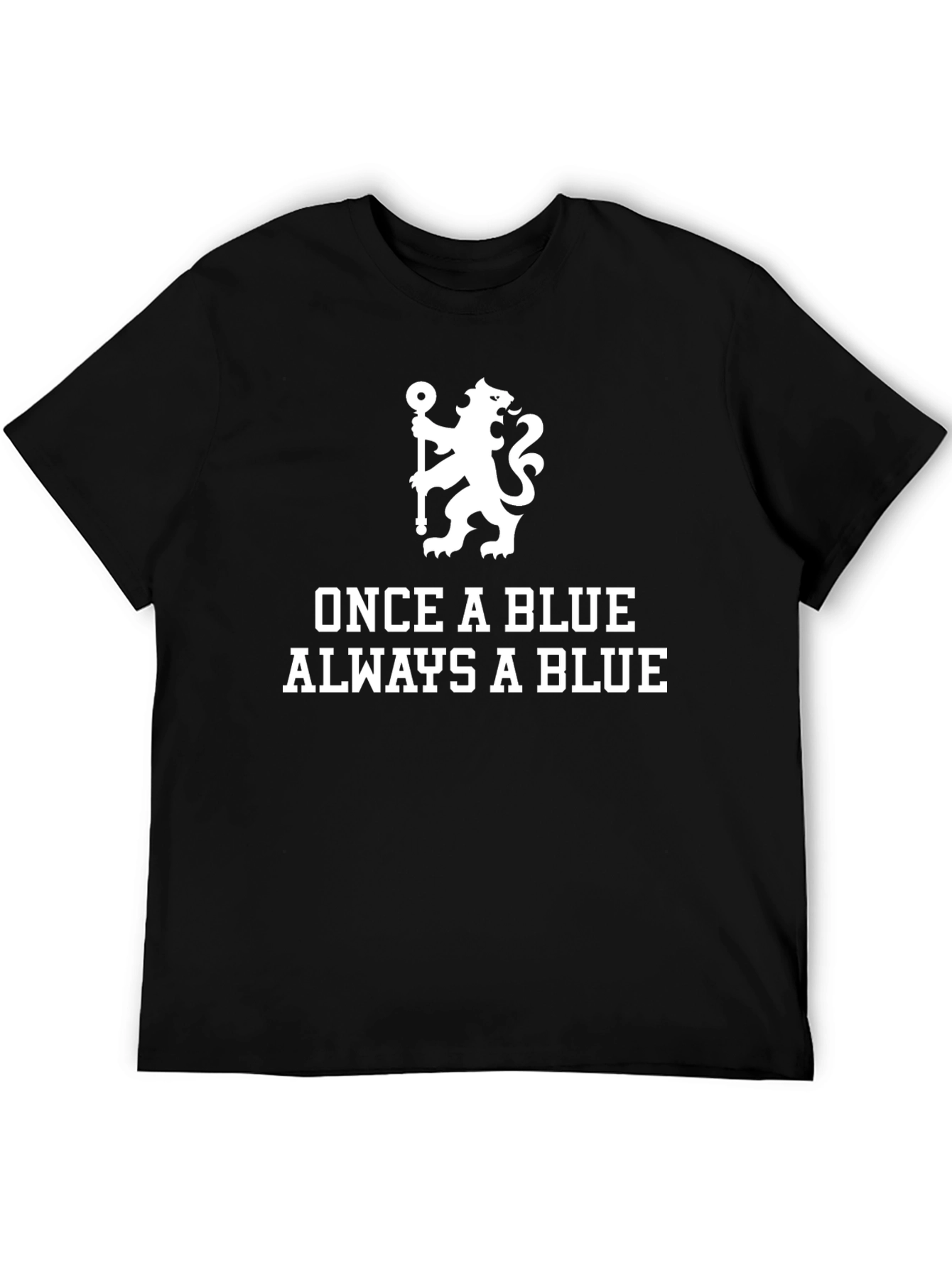 Chelsea FC Once a Blue Black T-Shirt