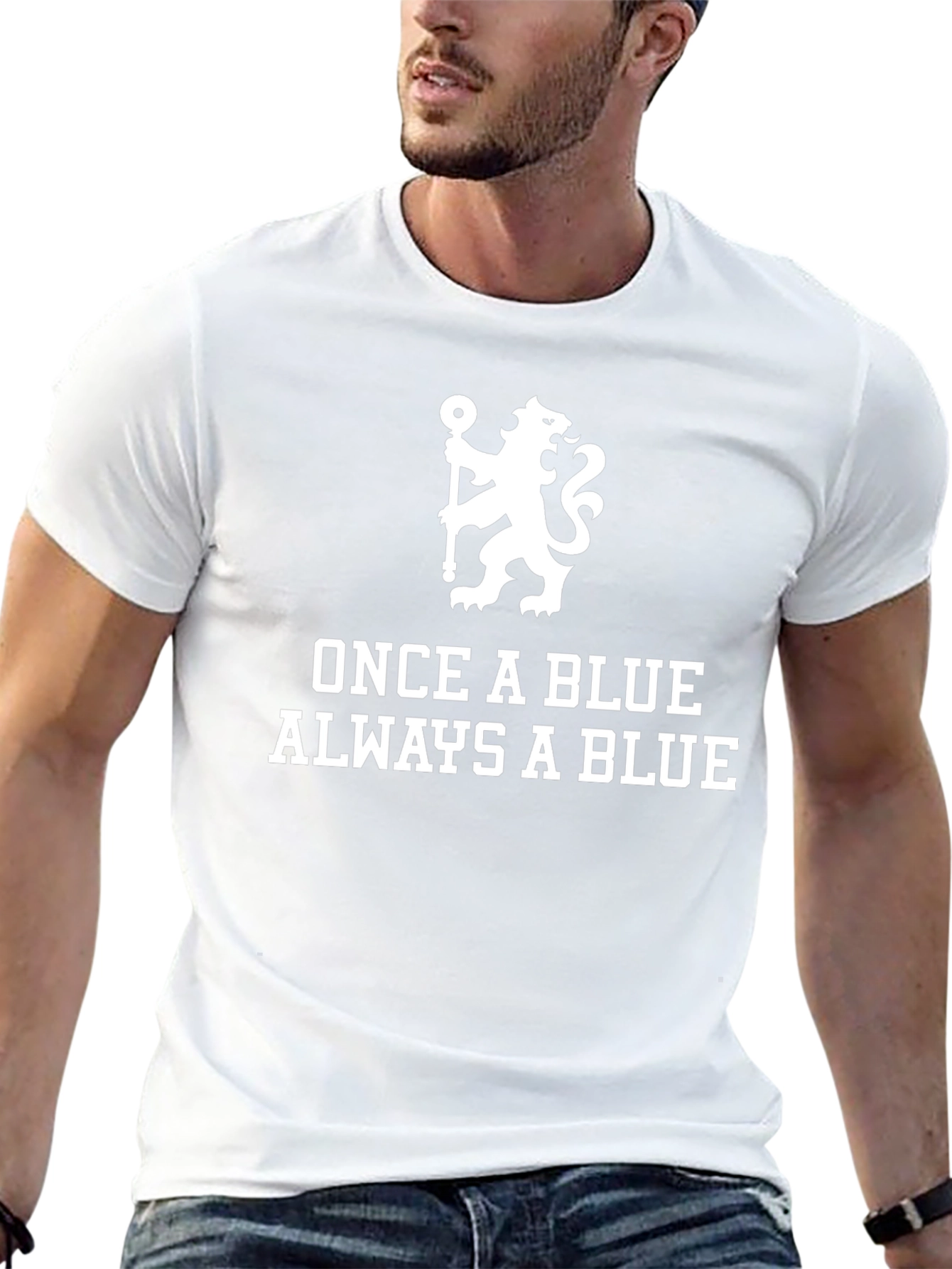 Chelsea FC Once a Blue Black T-Shirt