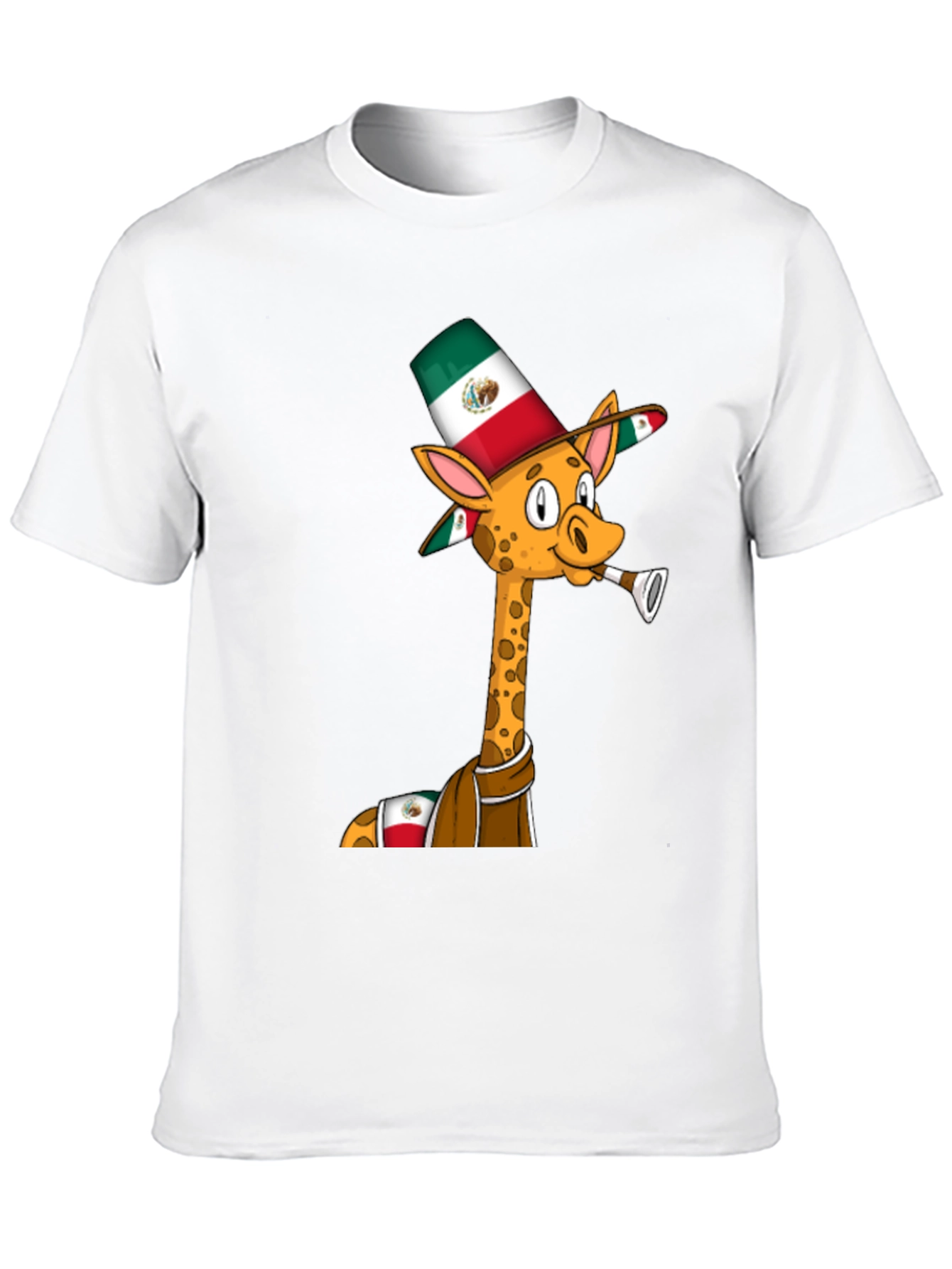 Fiesta Giraffe T-Shirt - Viva Mexico!