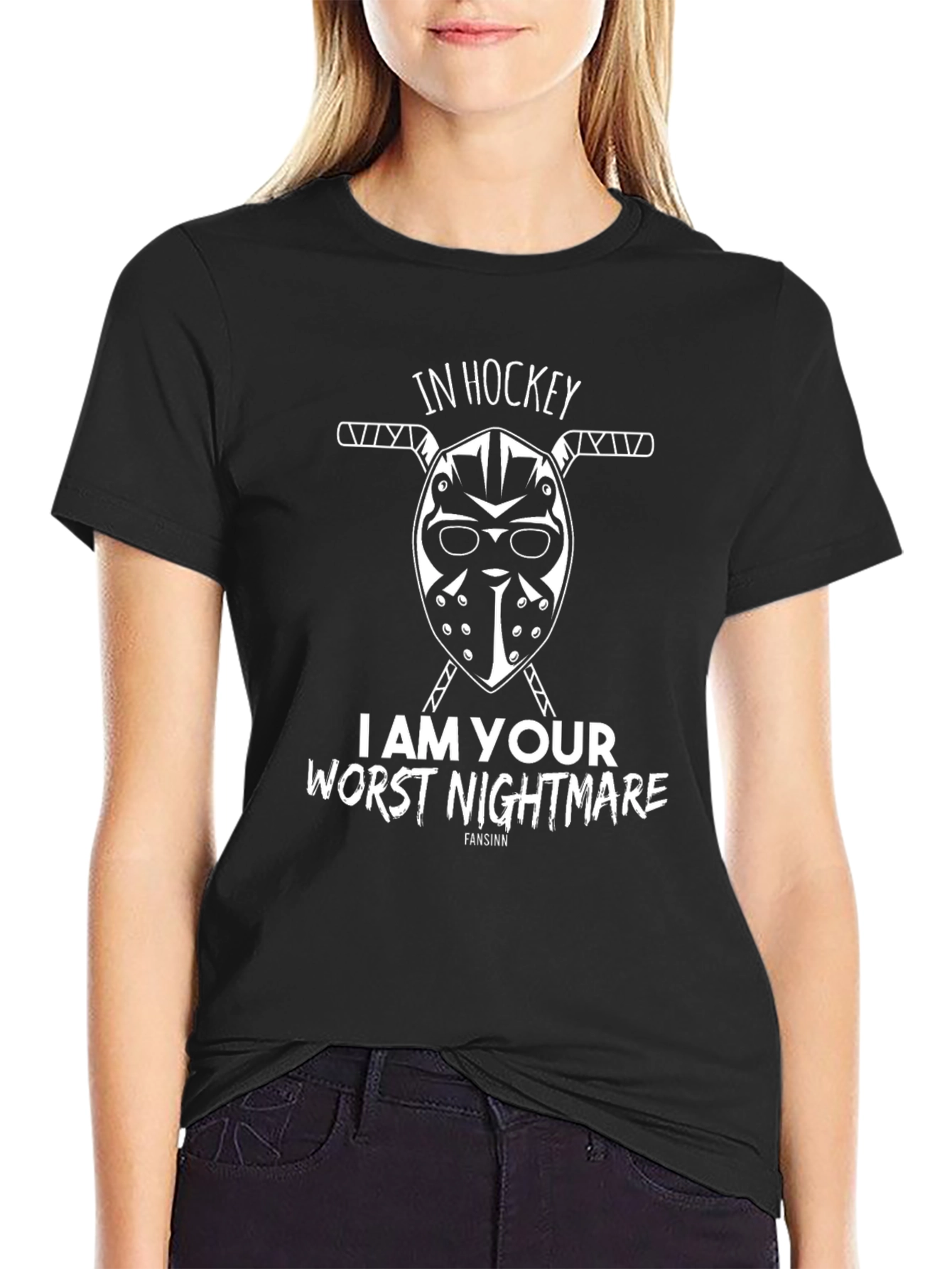 Hockey Nightmare T-Shirt - Fansinn Black Tee