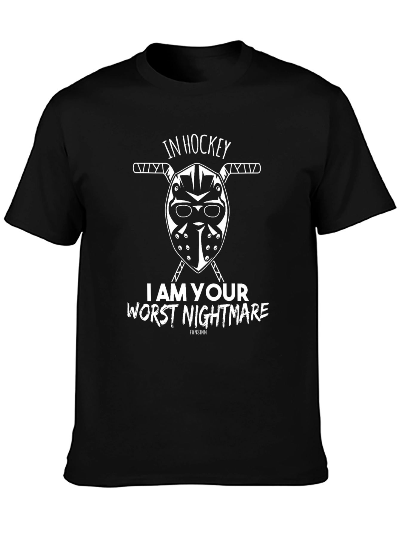 Hockey Nightmare T-Shirt - Fansinn Black Tee