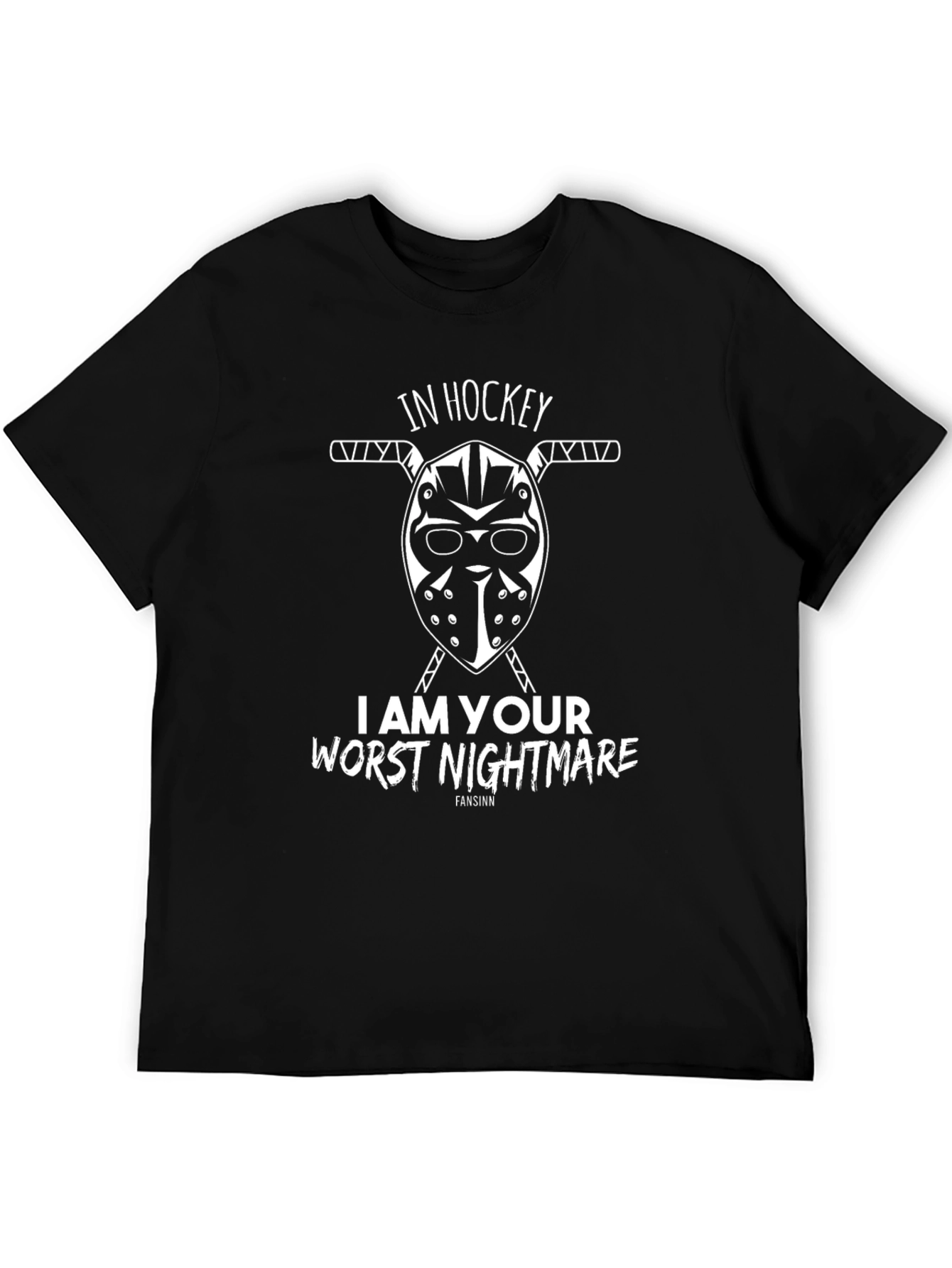 Hockey Nightmare T-Shirt - Fansinn Black Tee