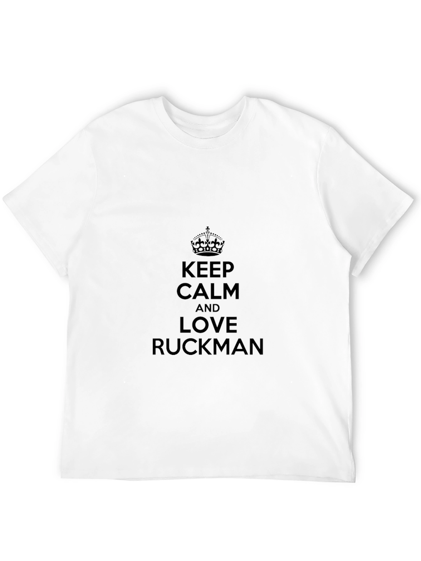 Keep Calm and Love Ruckman Black T-Shirt