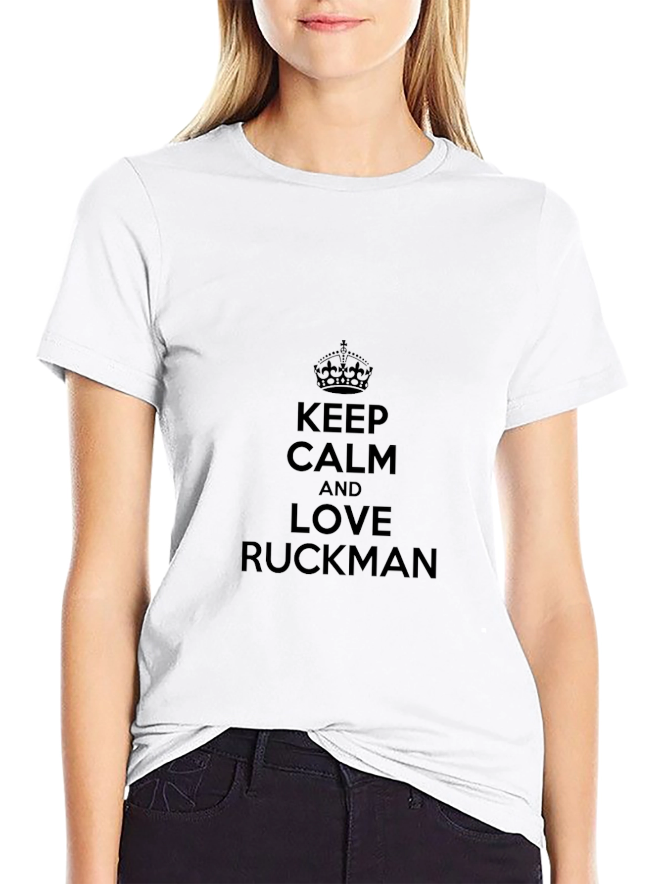 Keep Calm and Love Ruckman Black T-Shirt
