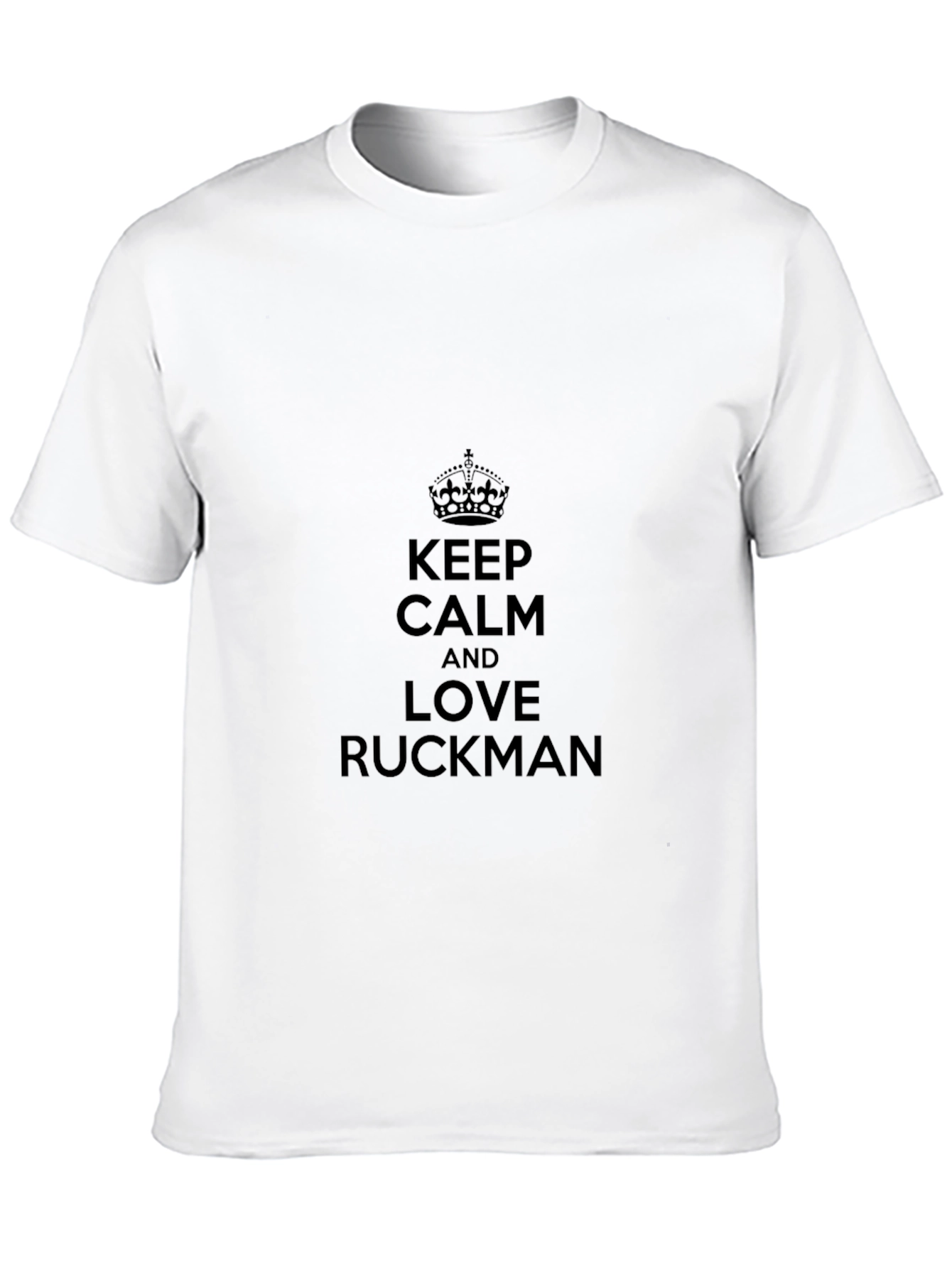 Keep Calm and Love Ruckman Black T-Shirt