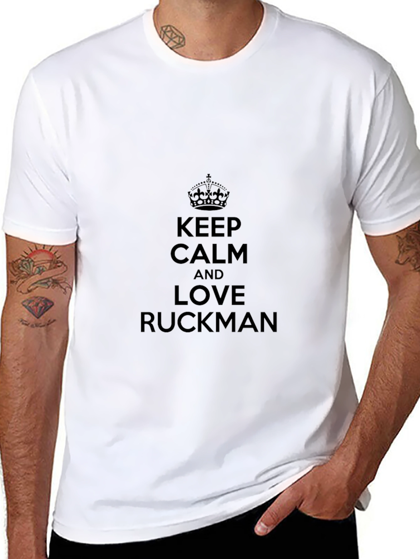 Keep Calm and Love Ruckman Black T-Shirt