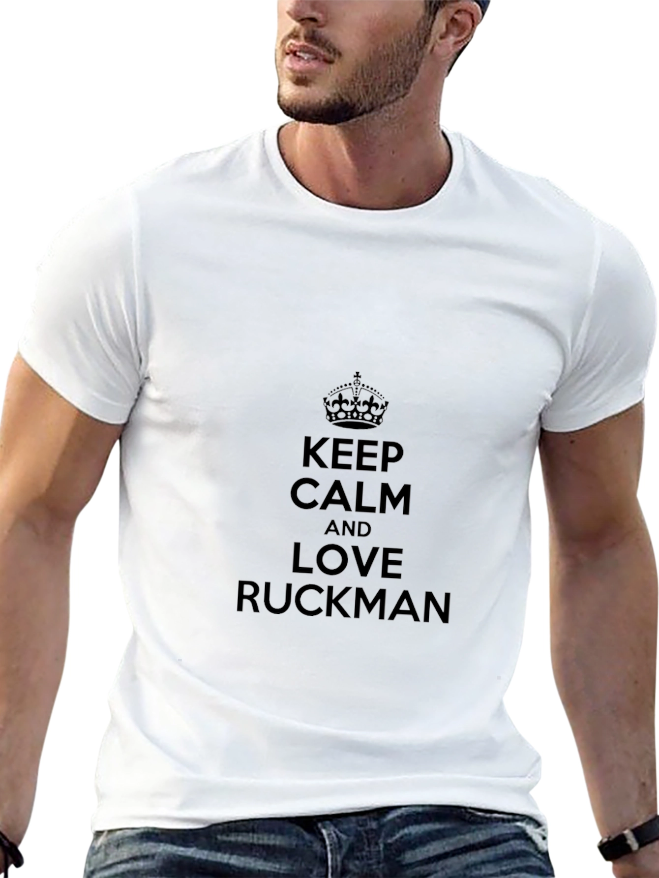 Keep Calm and Love Ruckman Black T-Shirt